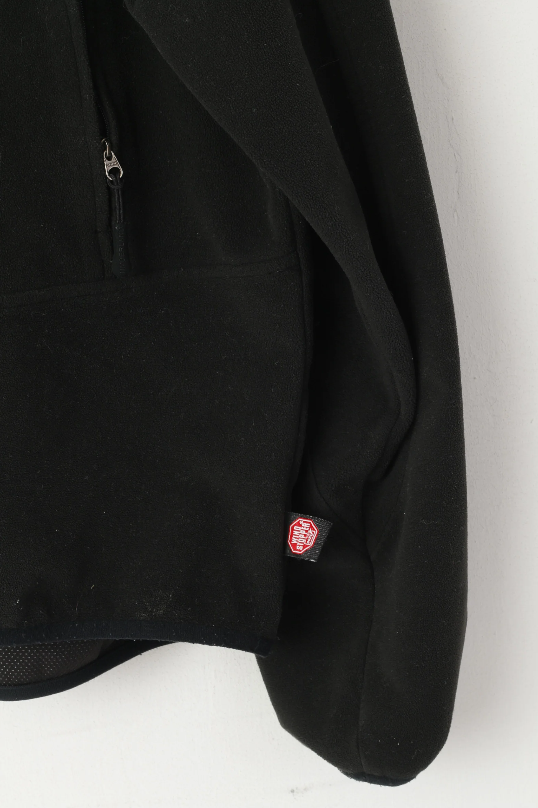 Timberland Women L Jacket Black Windstopper Outdoor Full Zipper Top - Image 3