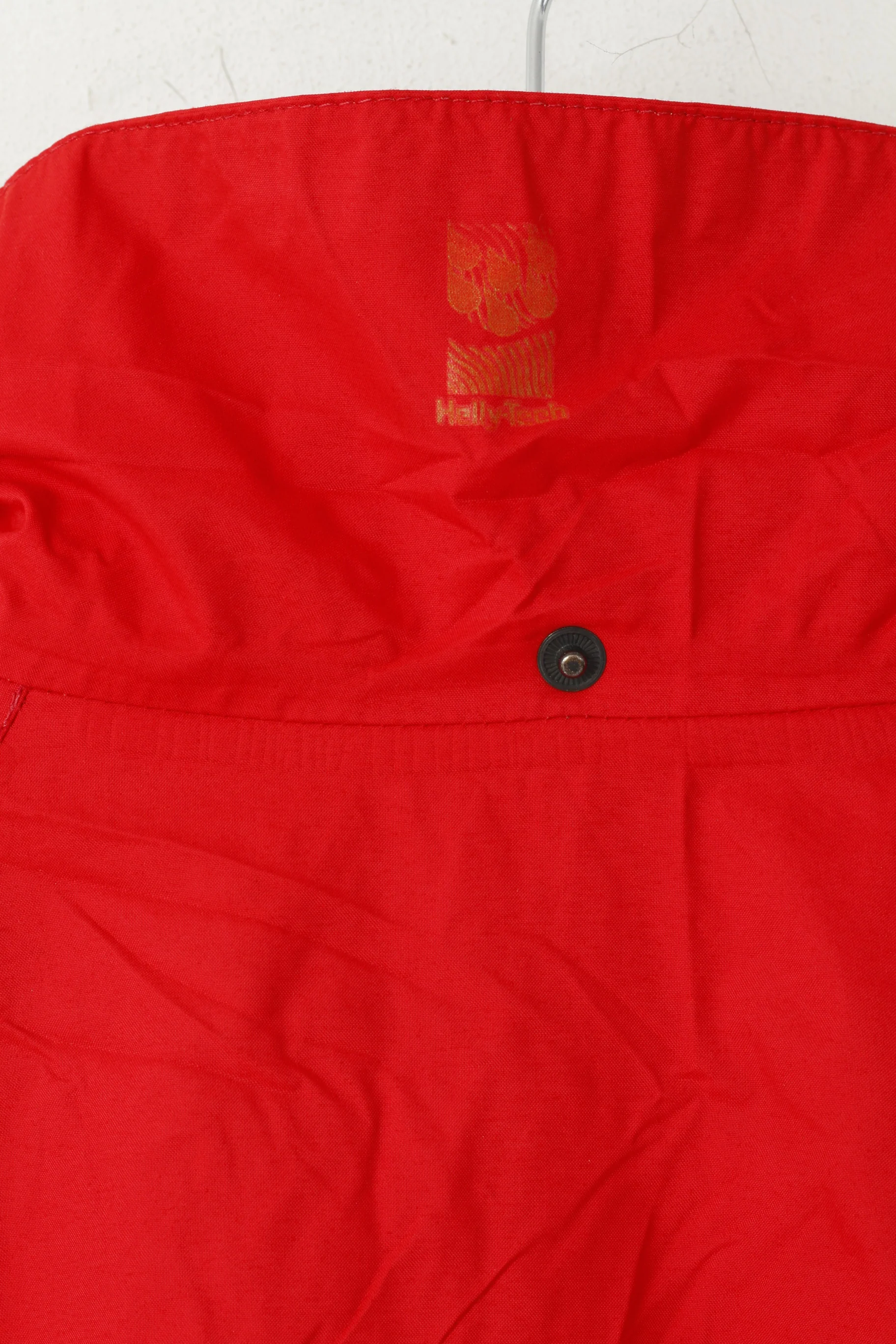 Helly Hansen Men S Jacket Red Vintage Lightweight Full Zipper Hooded Outdoor Unisex Top - Image 7