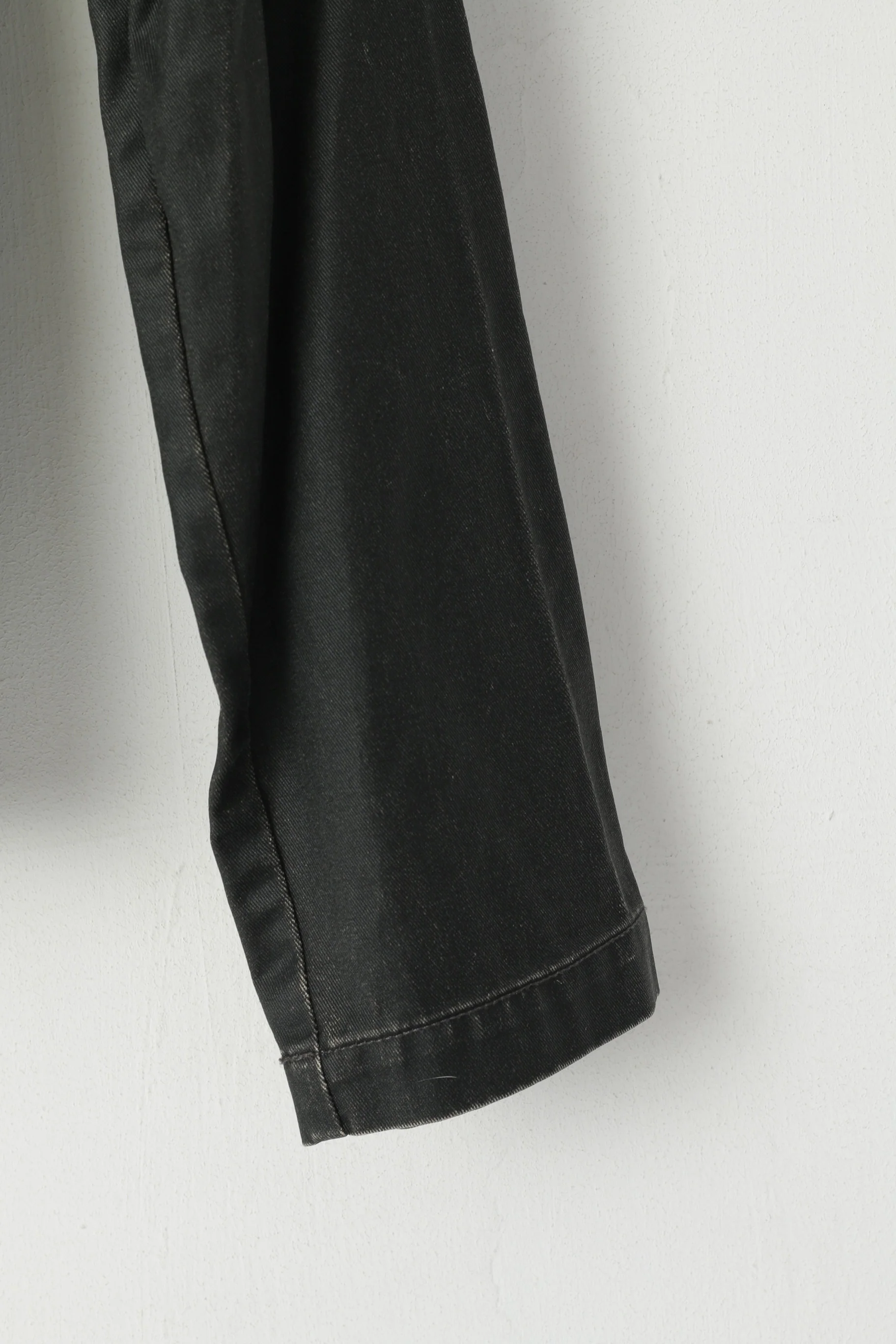 Vans Women S Jacket Black Cotton Was Shiny Zip Up Lightweight Hooded Top - Image 3