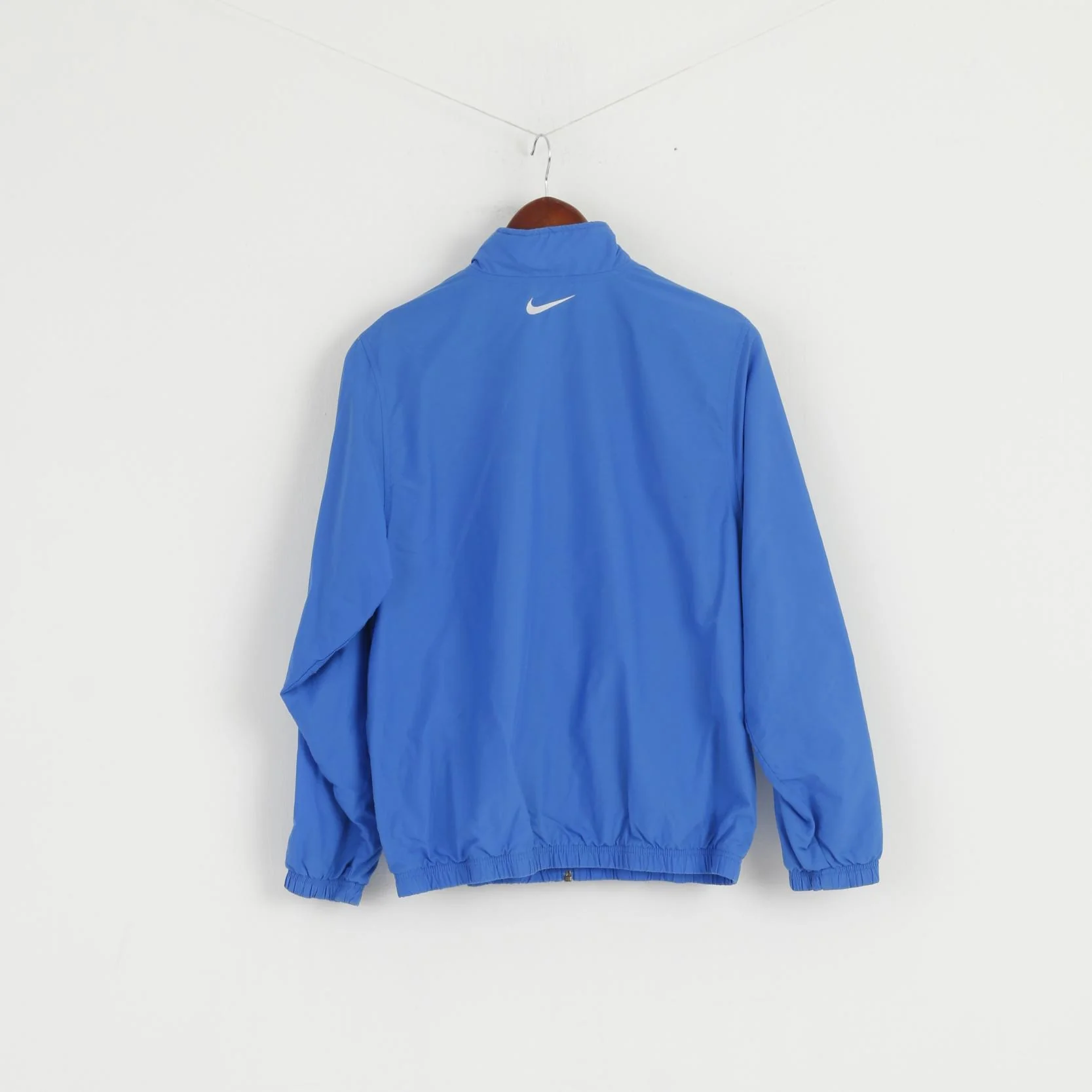 Nike Youth 164 - 176 Jacket Blue Nylon Activewear Training Sport Zip Up #9 Track Top - Image 6