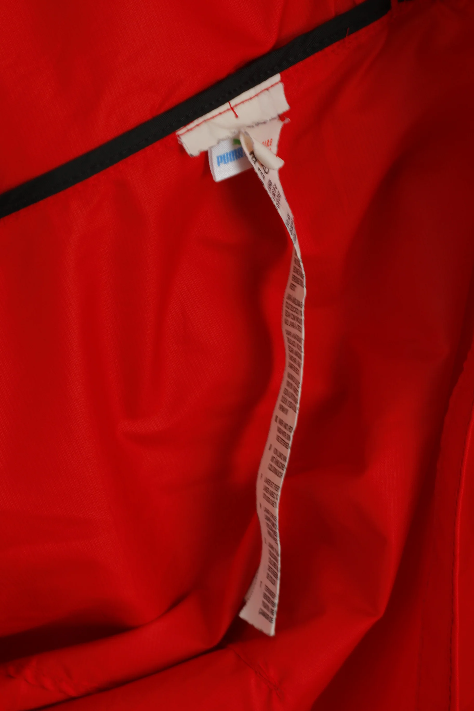 Puma Women 14 L Jacket Red Full Zipper Lightweight Norway Run Active Top - Image 6