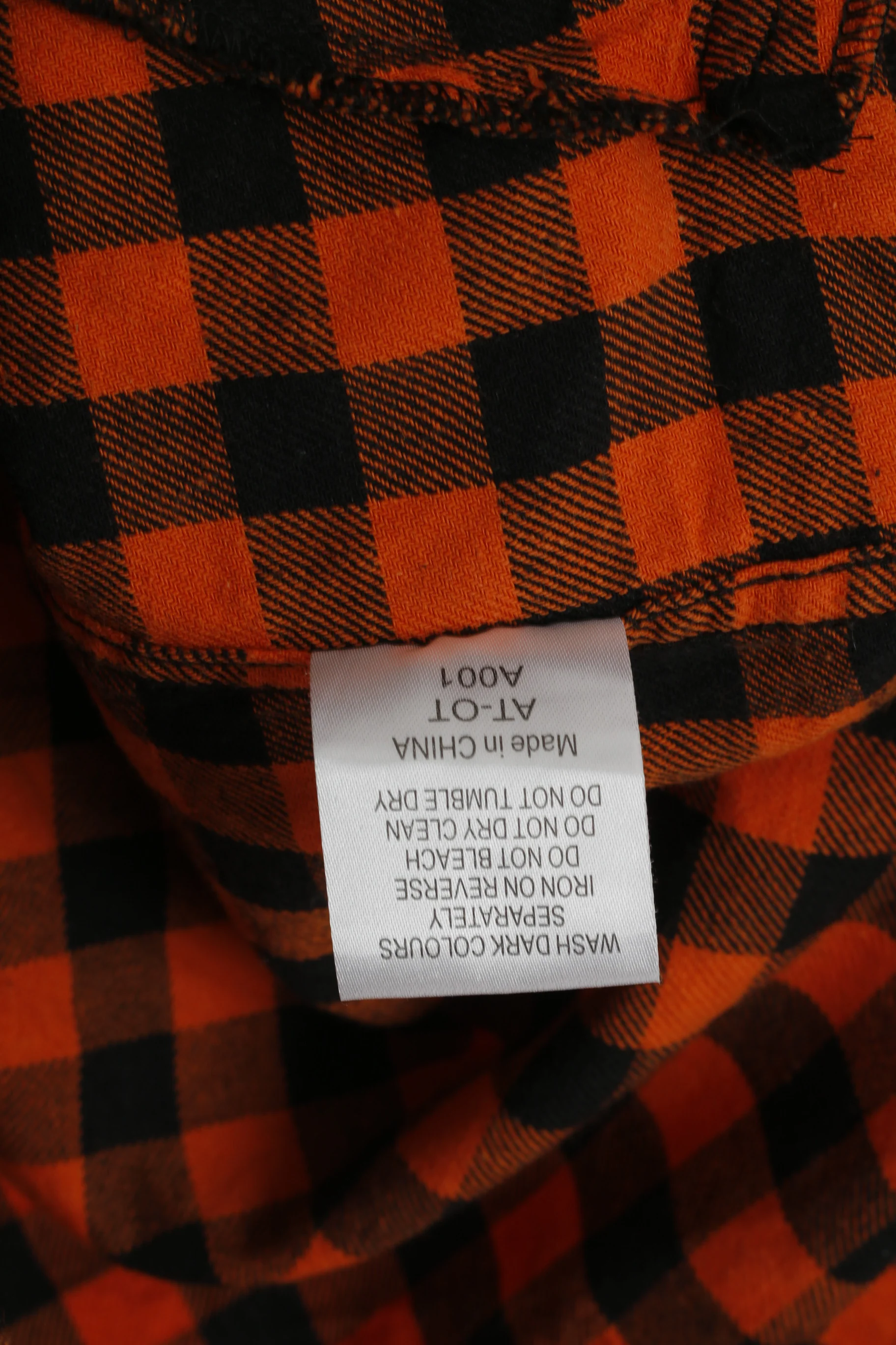 Voi Jeans Co. Men S Casual Shirt Orange Check Cotton hooded Long Sleeve Top - Image 5