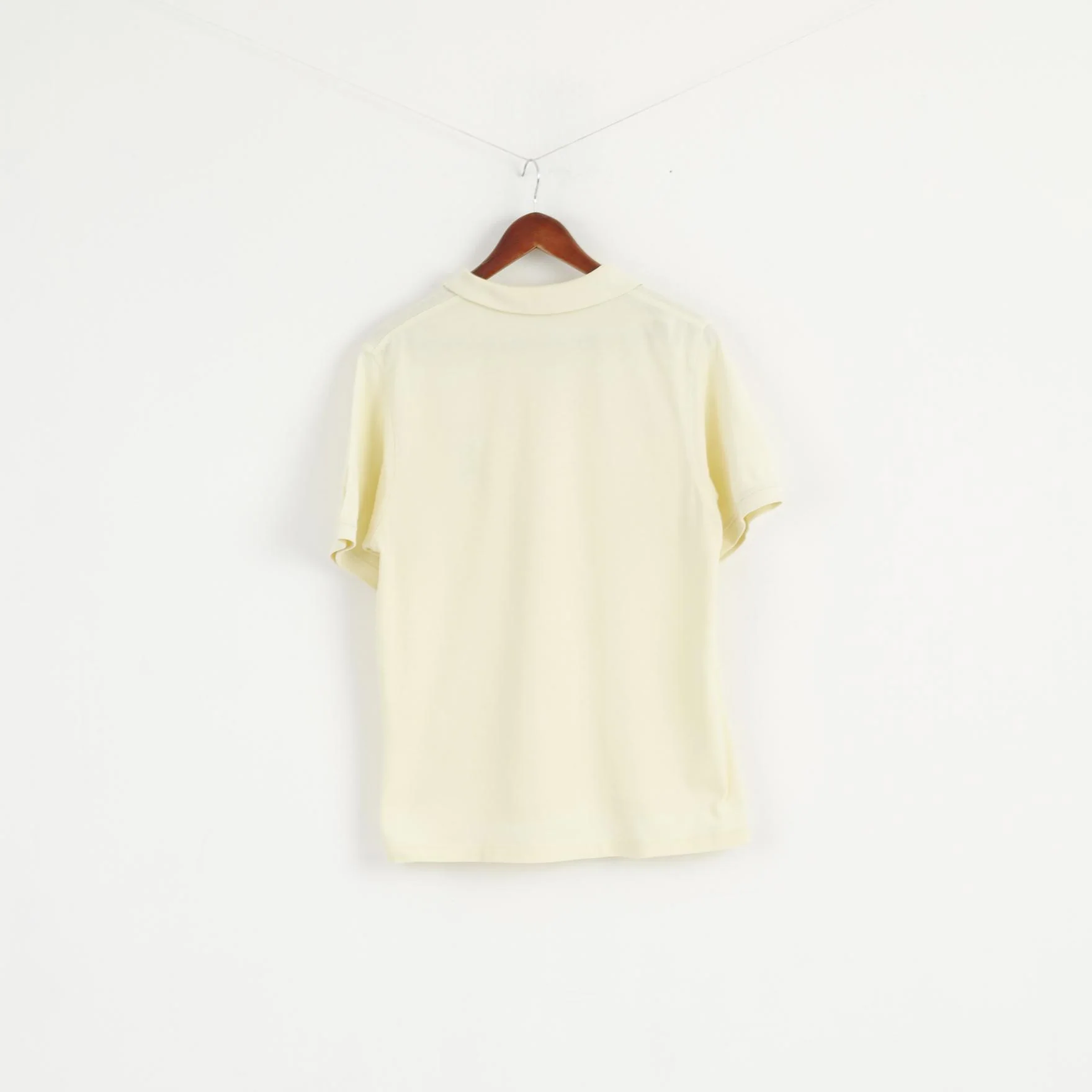 Lyle & Scott Men L Polo Shirt Yellow Wilpshire Golf Club Classic Top - Image 5