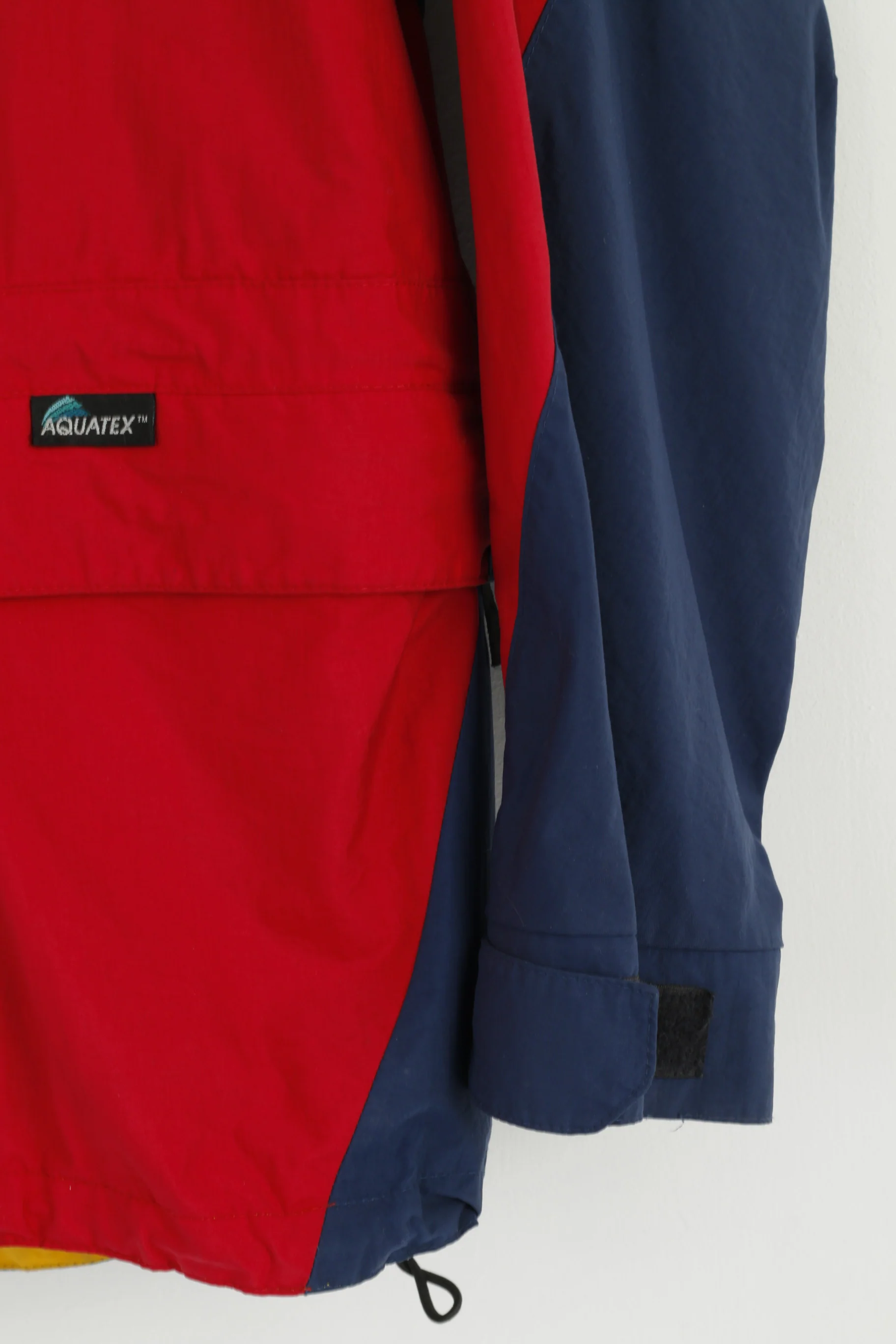 Aquatex Men L Jacket Navy Waterproof Breathable Hidden Hood Milo Extreme Top - Image 3