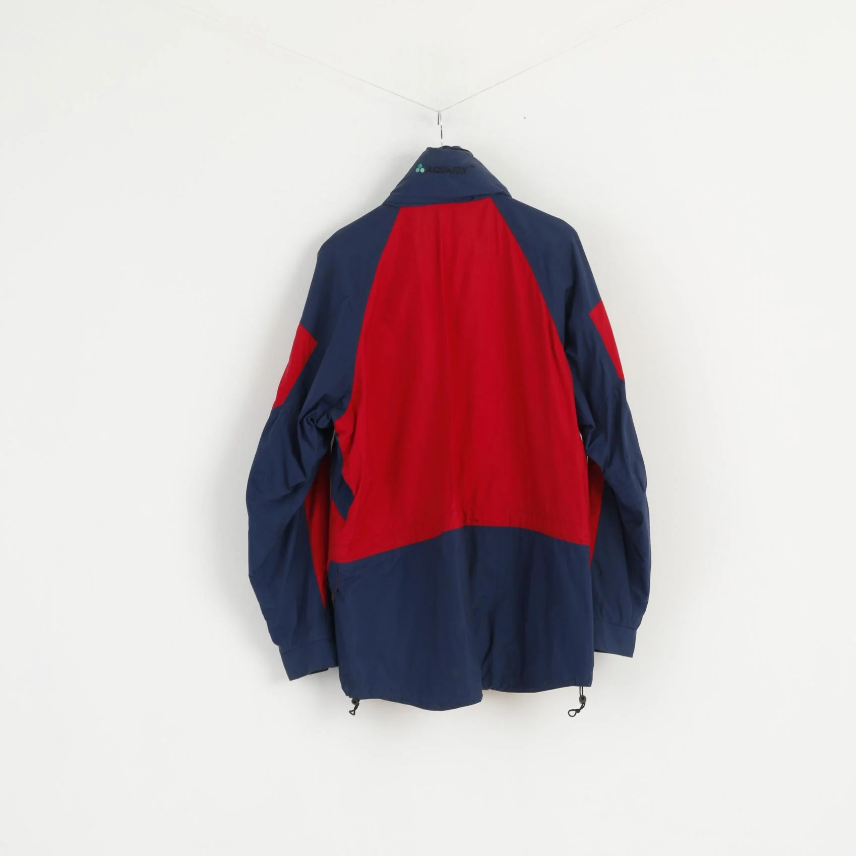 Aquatex Men L Jacket Navy Waterproof Breathable Hidden Hood Milo Extreme Top - Image 9