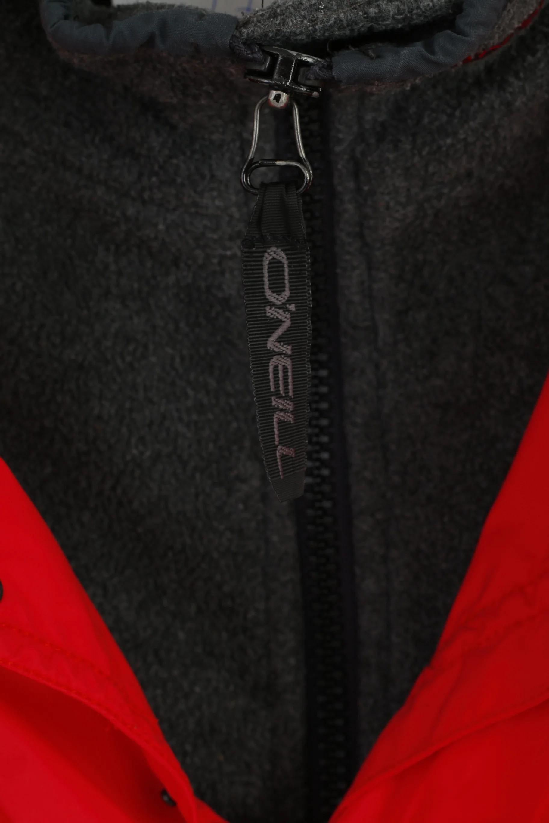 O'Neill Sportswear Men L Jacket Red Ski Snowboarding Pullover Zip Neck Padded Vintage Top - Image 5
