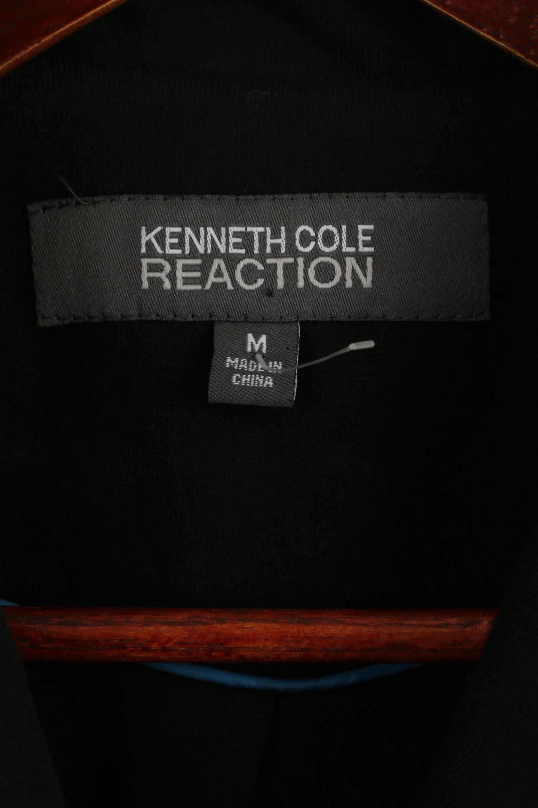 Kenneth Cole Reaction Women M Jacket Black Soft Cotton Belted Fit Casual Top - Image 5