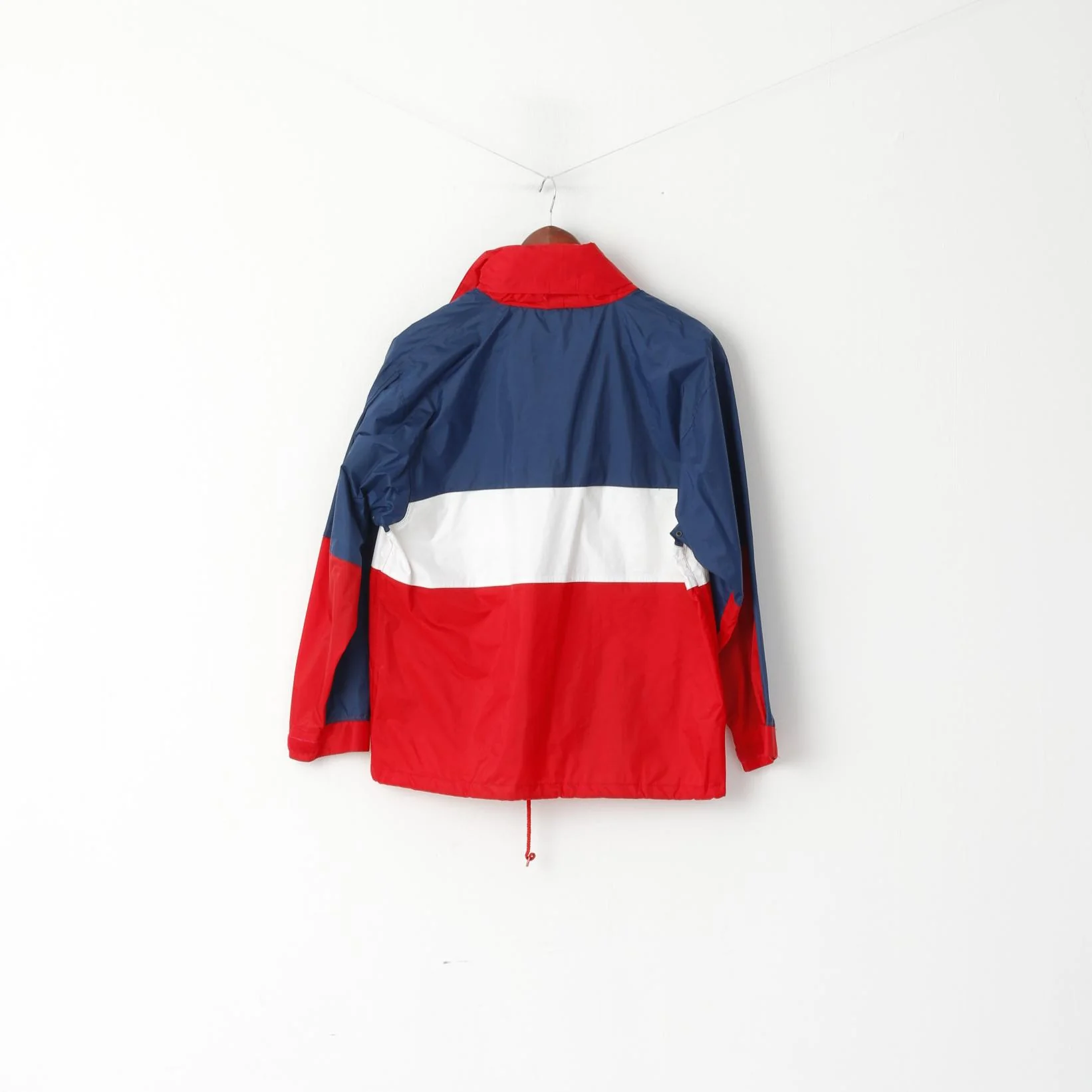 Etirel le Sportif Youth 164 Jacket Navy Red Nylon PVC Waterproof Hidded Hood Top - Image 6