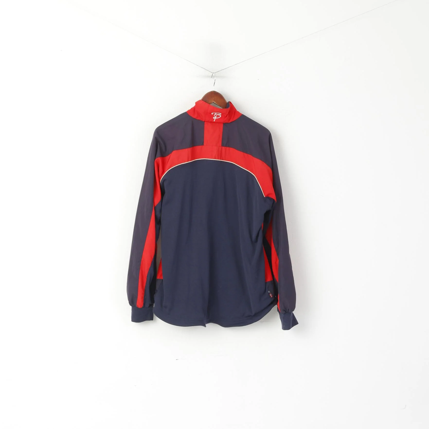 Odlo Bjorn Daehlie Men XL Jacket Red Activewear Full Zip Technical Wear Sport Top - Image 6