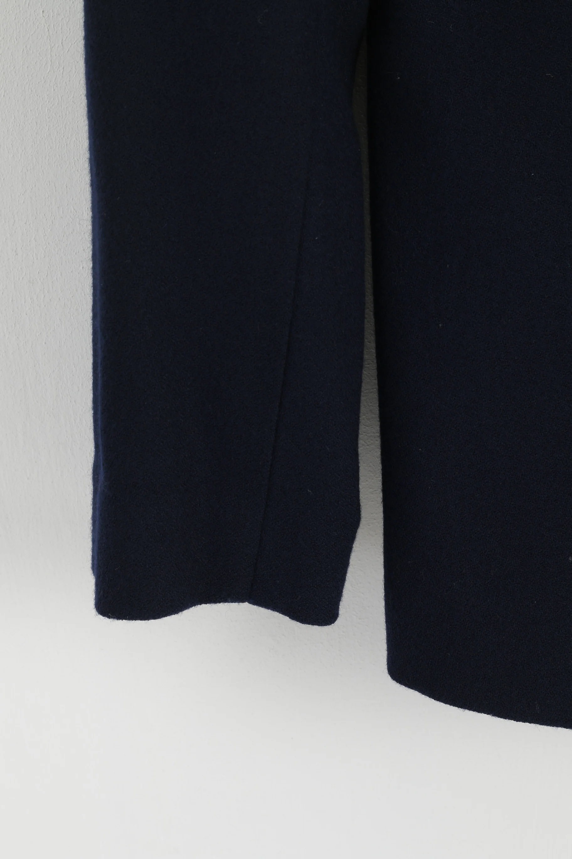 Anne French Women 10 S Blazer Blue 100% Wool Vintage 90s Beadings Jacket - Image 3