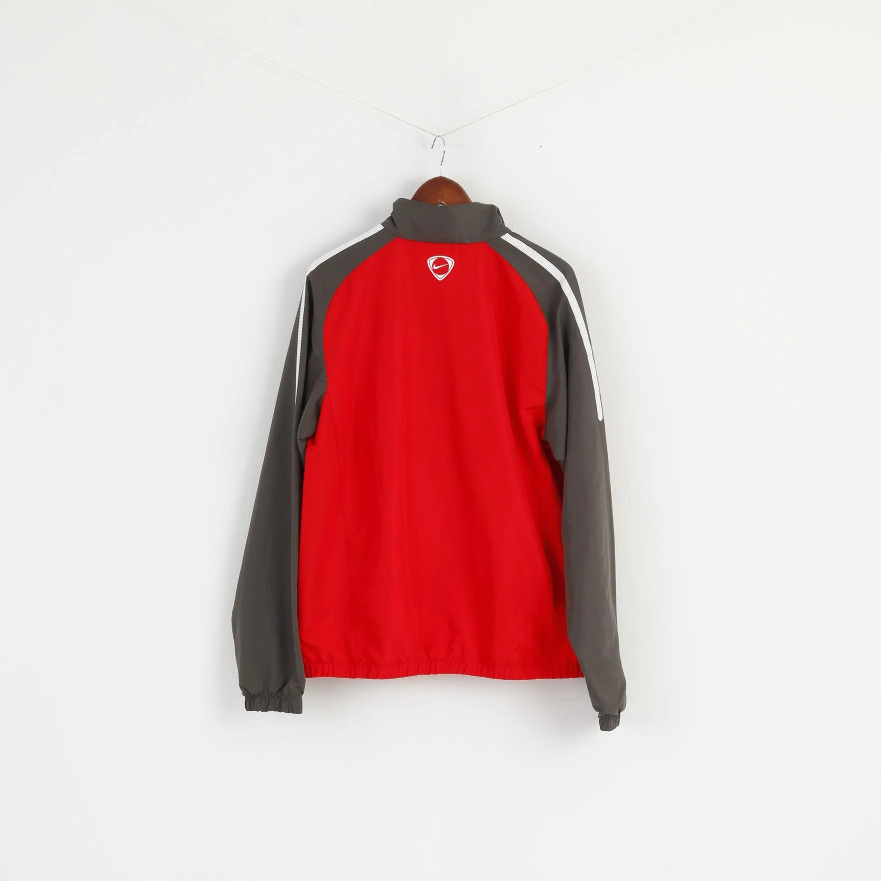 Nike Men L Jacket Red Turkey National Team Football Full Ziper Activewear Top - Image 6