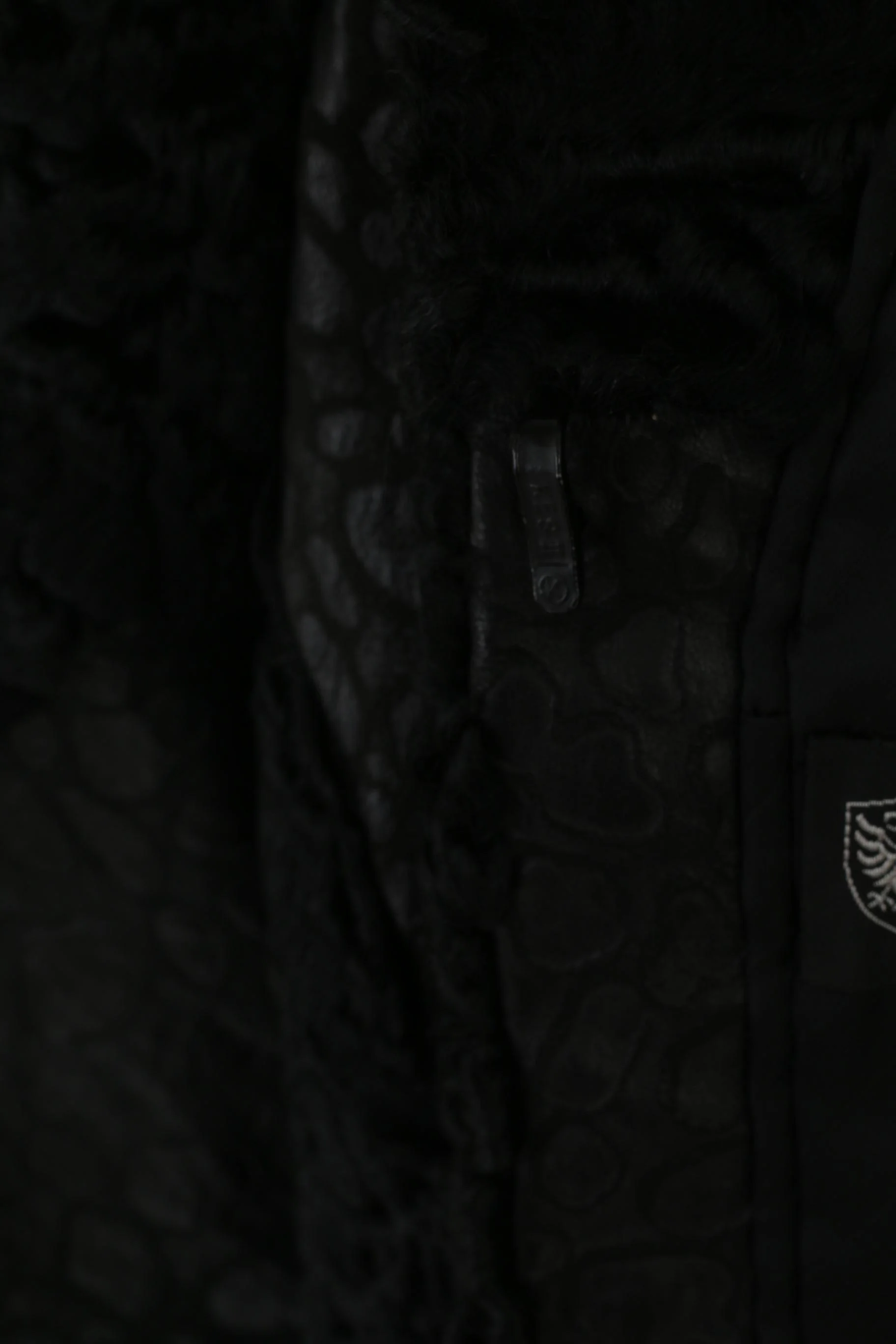 Pelz Greiner Nurnberg Women XL Coat Black Pelt Fur Karakul Leather Vintage Overcoat - Image 5