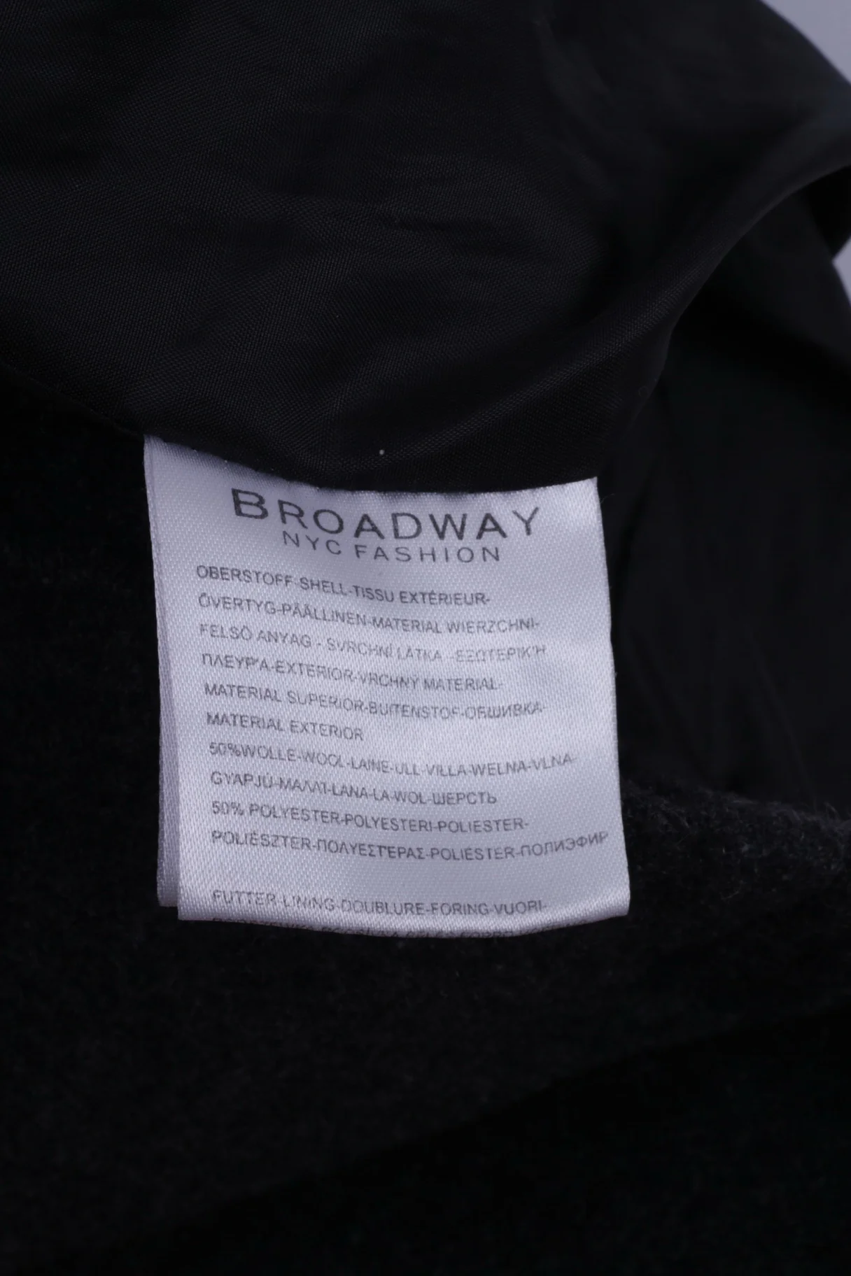 Broadway NYC Fashion Womens 38 M Coat Grey Wool Blend Casual Peacoat - Image 6