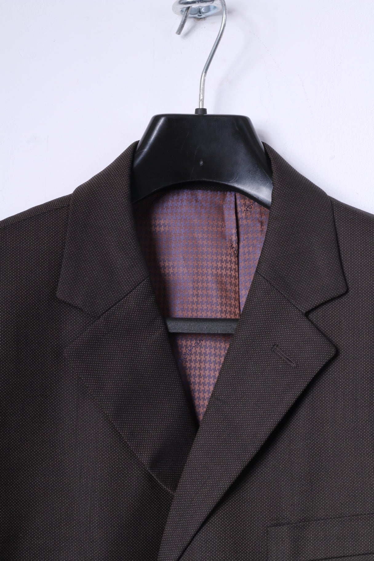 Ben Sherman Men 40 102cm Blazer Brown 100% Wool Single Breasted Classic Jacket - Image 2