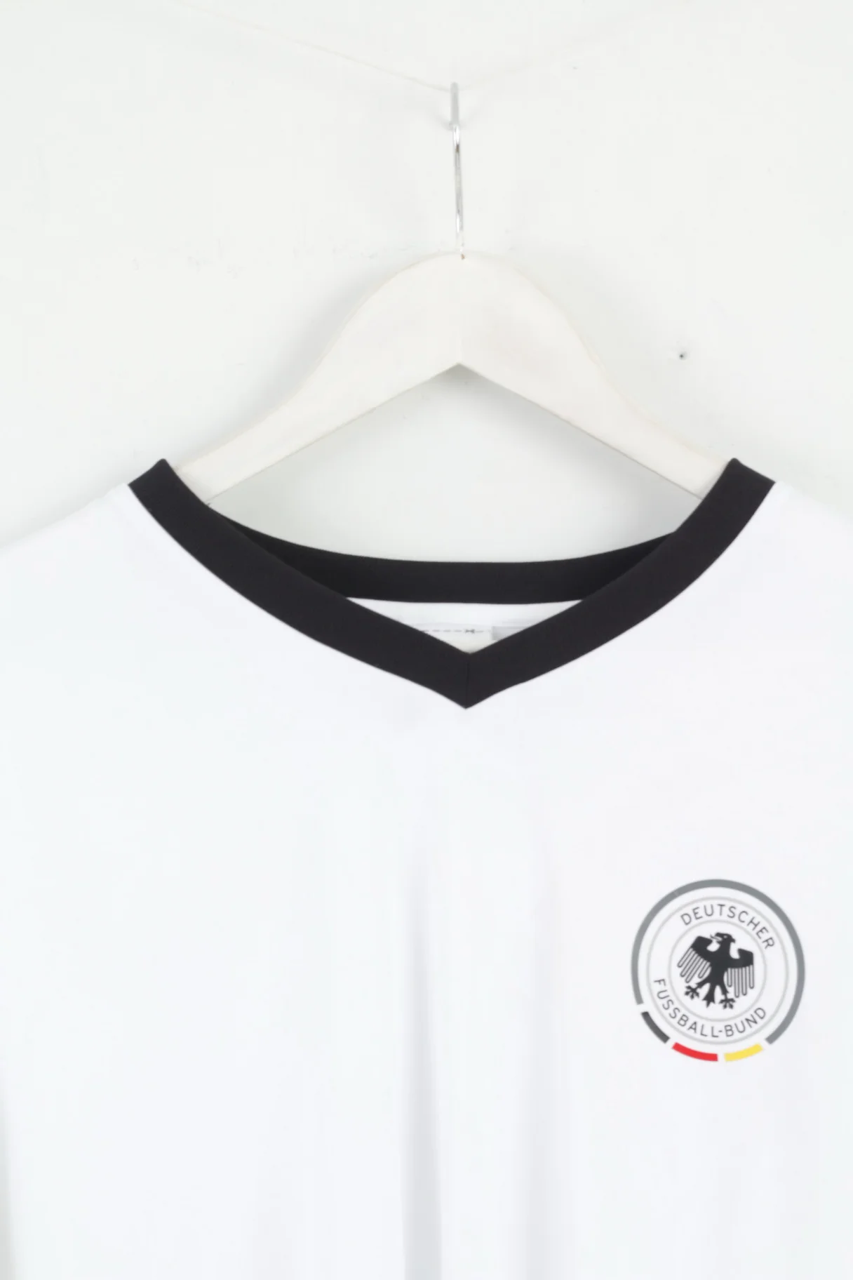 Adidas Deutscher Fussball Bund Mens XL Shirt White Jogis Joker 14 fur Rio Football Jersey - Image 2