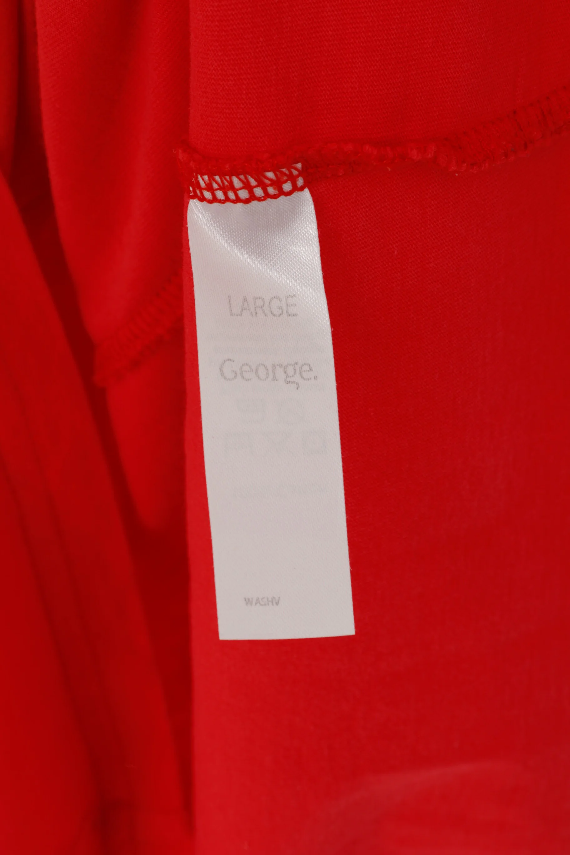 George The Big Bang Theory Men L T- Shirt Red Cotton Graphic Bazinga Crew Neck Top - Image 4