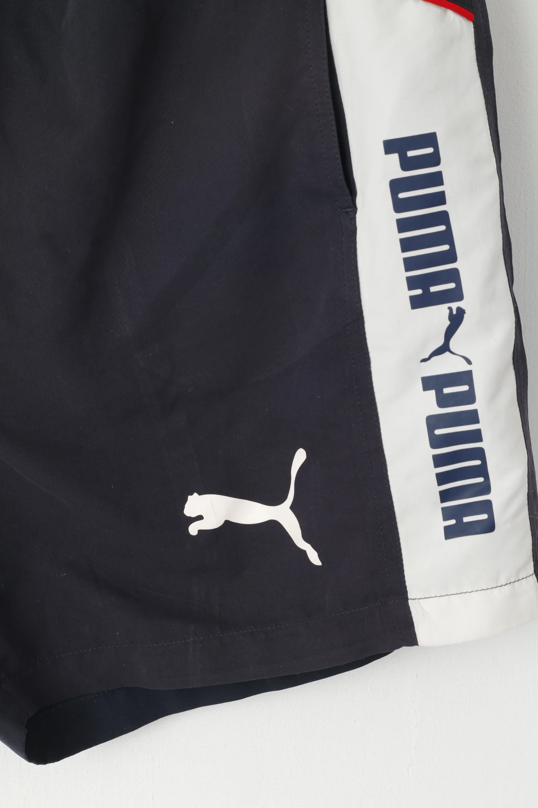 Puma Men XXL Shorts Navy Sport Mesh Lined Drawstring Waist Training - Image 2