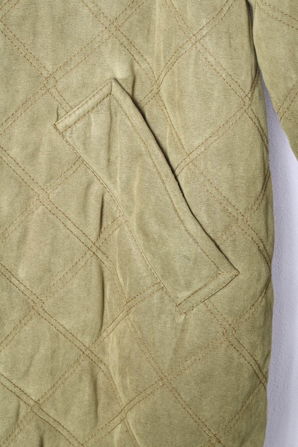 Eastex Womens 14 40 Jacket Quilted Green Buttoned Retro Coat Top - Image 4