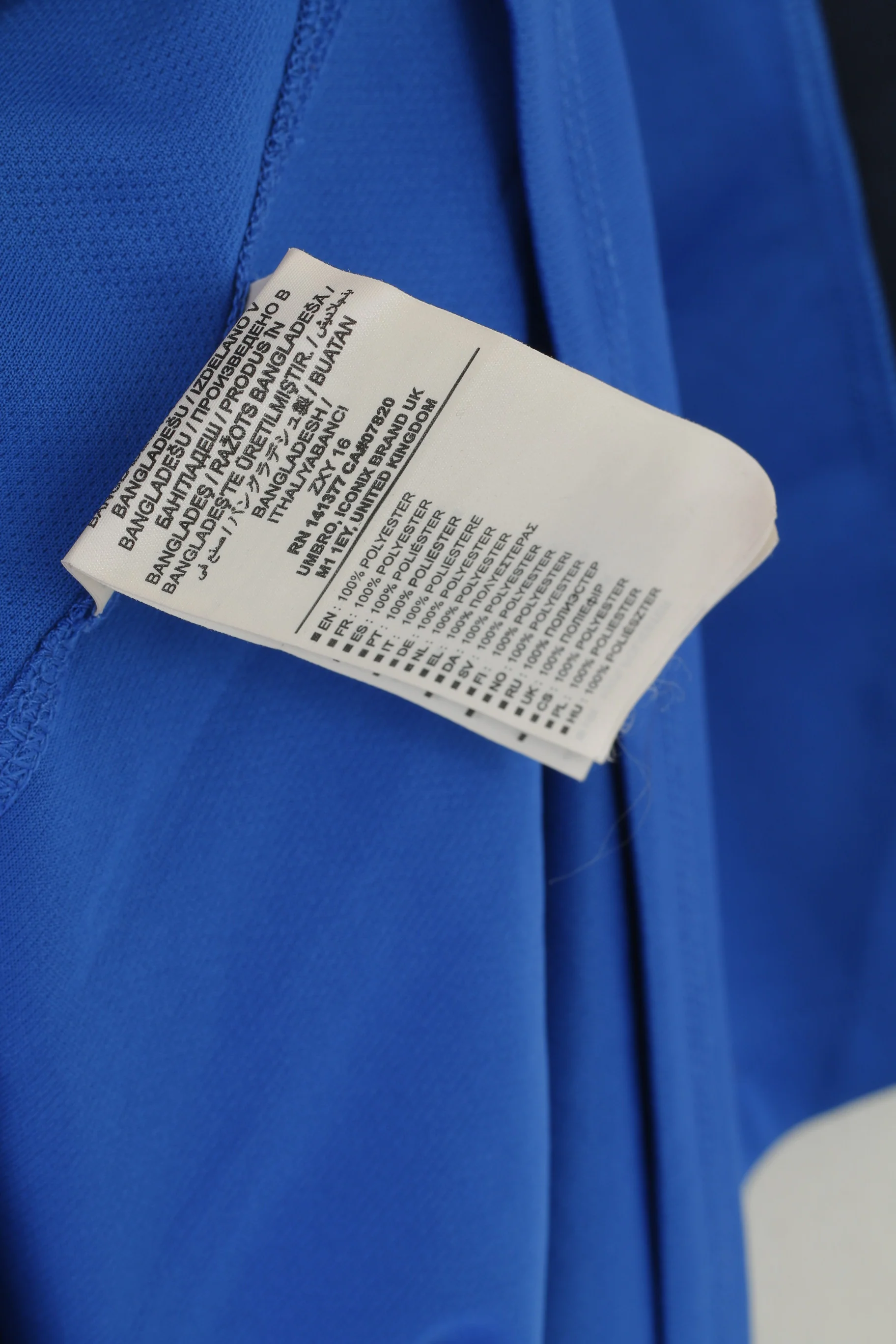 Umbro Men XXXL Shirt Blue Sportswear Training Speciali Jersey Top - Image 5