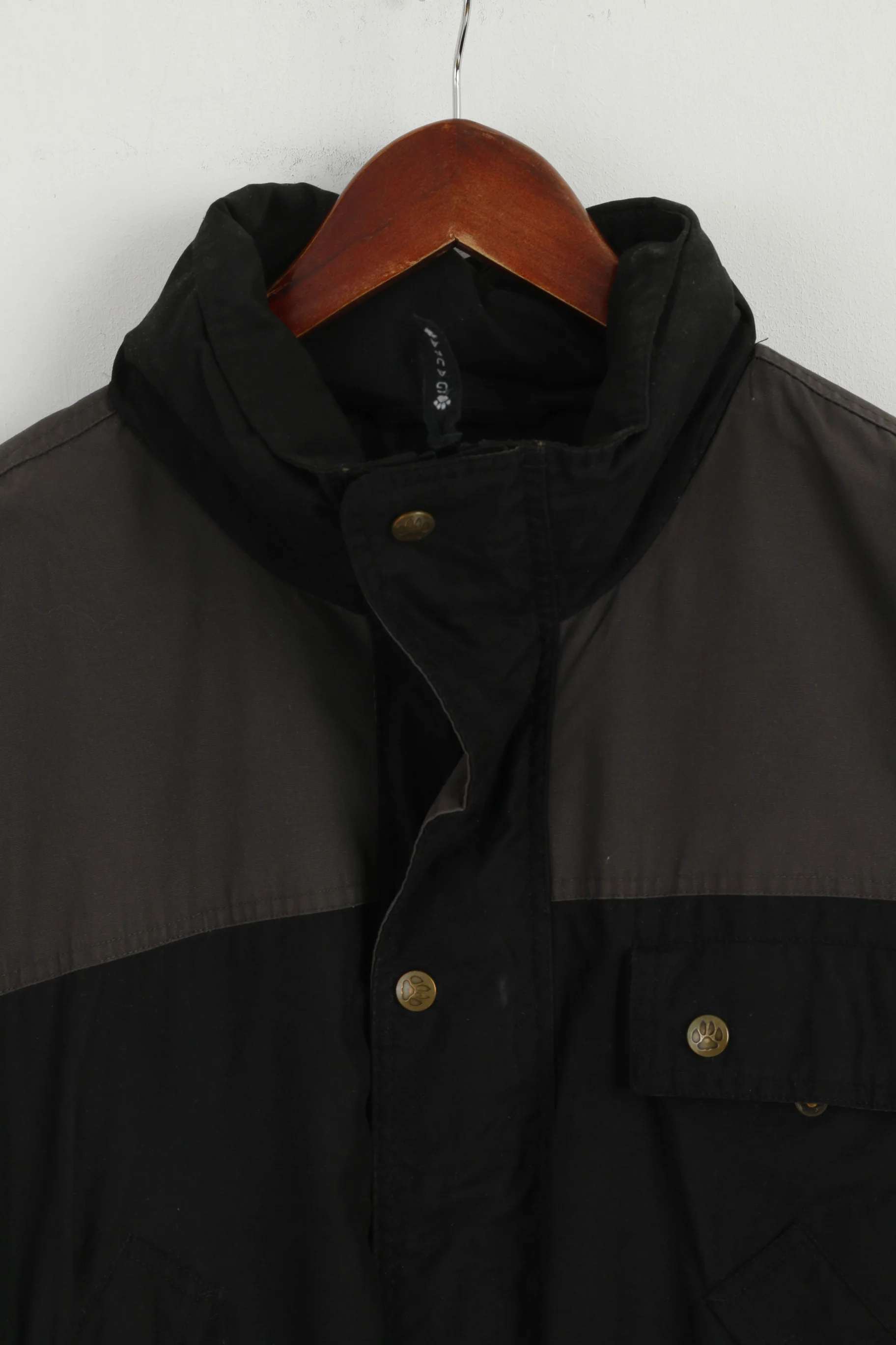 GAUPA Norway Men XXL Jacket Black Microfiber Hidden Hood Outdoor Mountain Top - Image 2