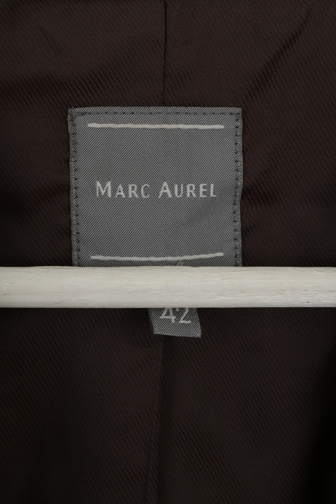 Marc Aurel Women 42 Jacket Blazer Shiny Khaki Single Breasted Top - Image 5