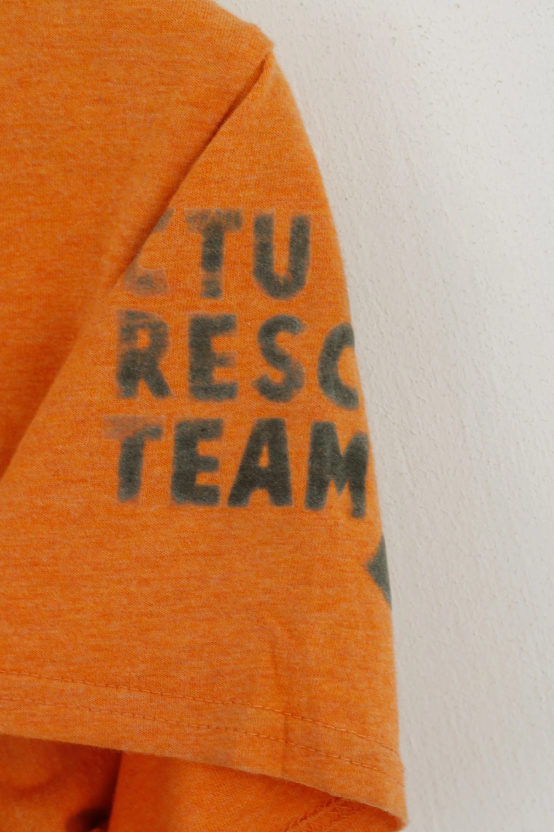 Zanerobe Women S T-Shirt Orange Cotton CTU FCR Rescue Team V Neck Top - Image 3