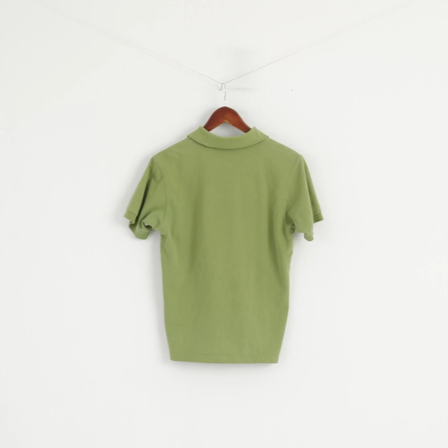 Fred Perry Men XS Polo Shirt Green Cotton Pique Short Sleeve Plain Top - Image 7