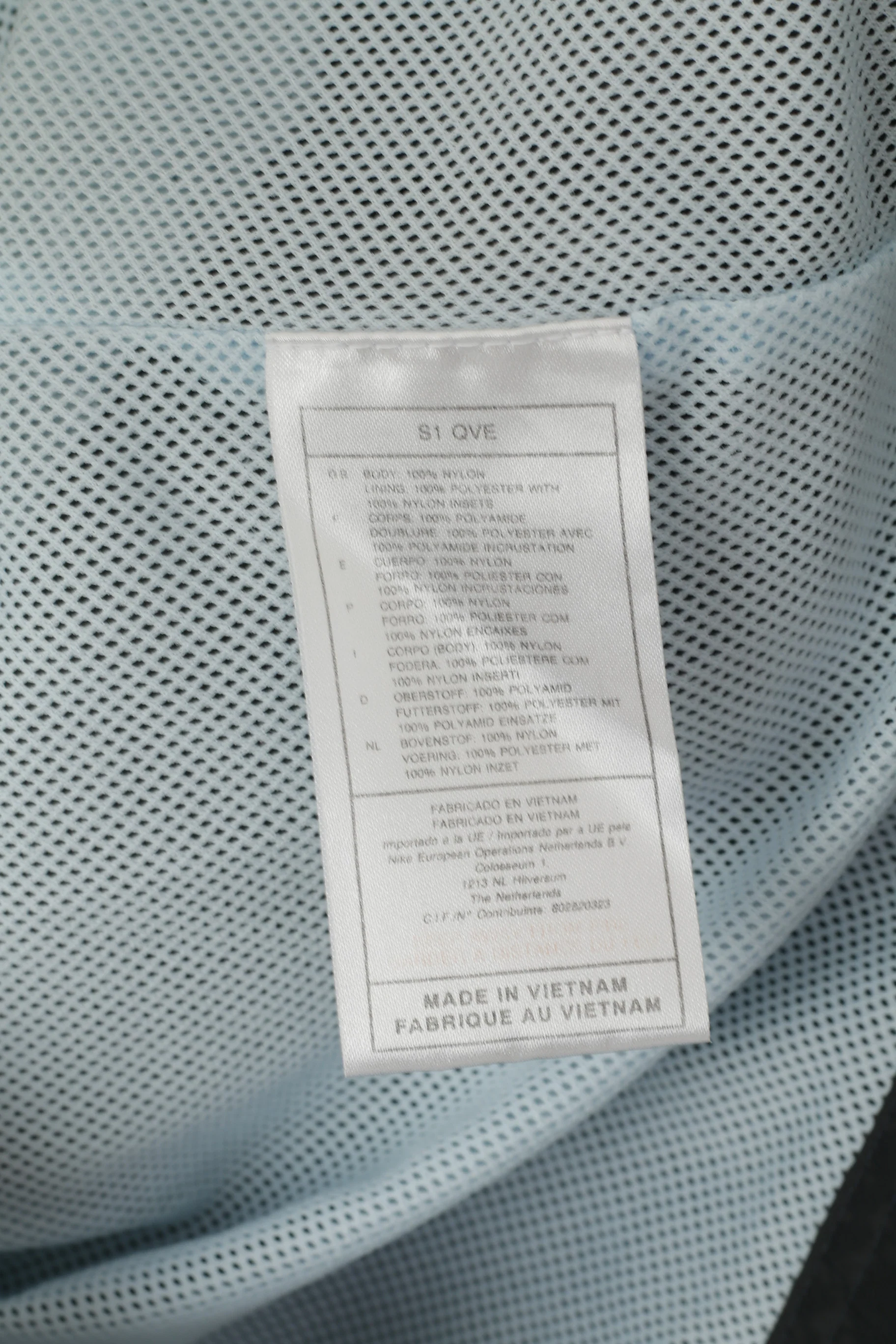 Nike Men S Jacket Grey Nylon Waterproof Sport Hooded Zip Up Basic Top - Image 5