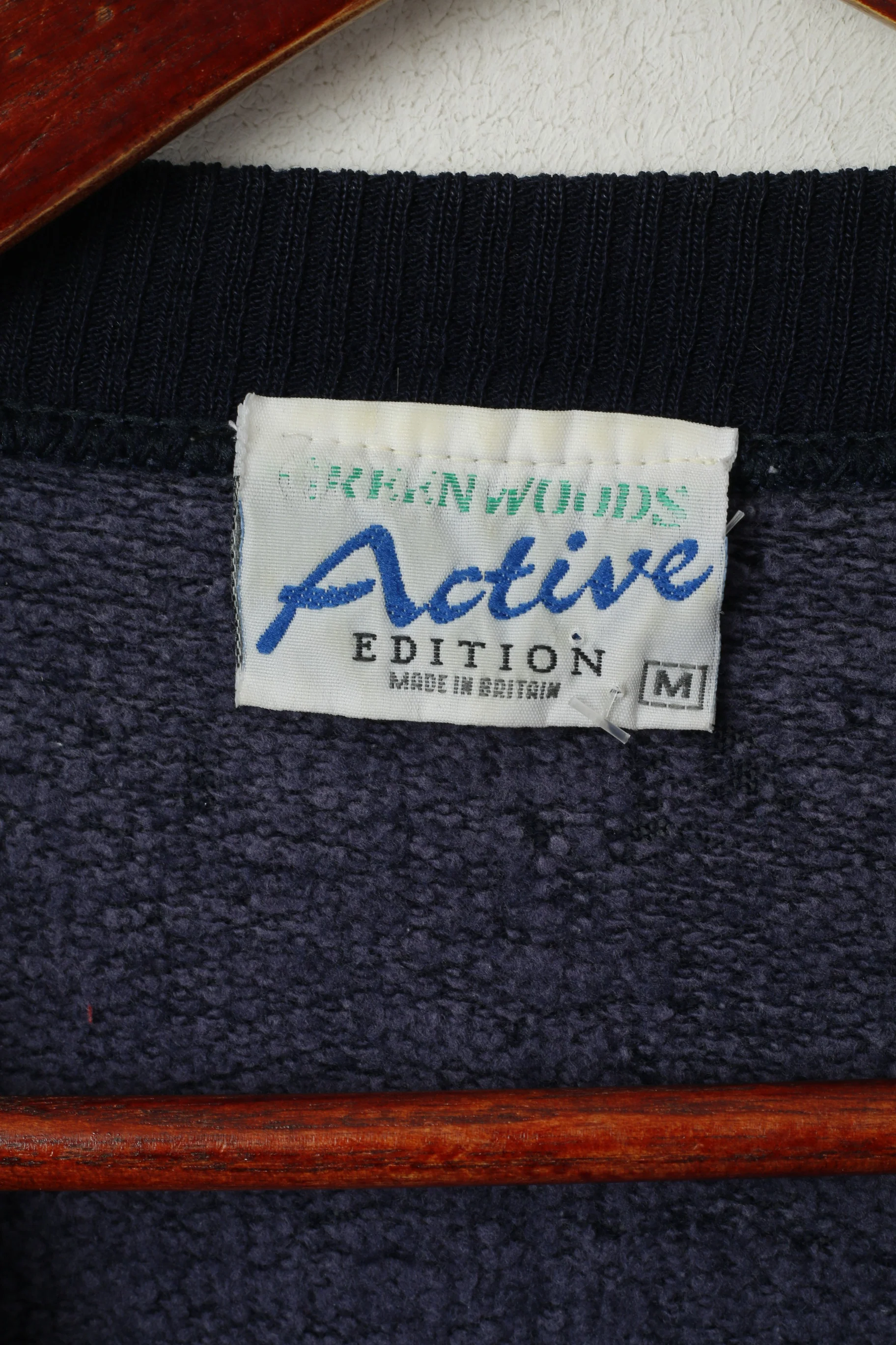 Greenwoods Active Men M Jumper Navy Acrylic Emroidered Crew Neck Sailing Sweater - Image 4