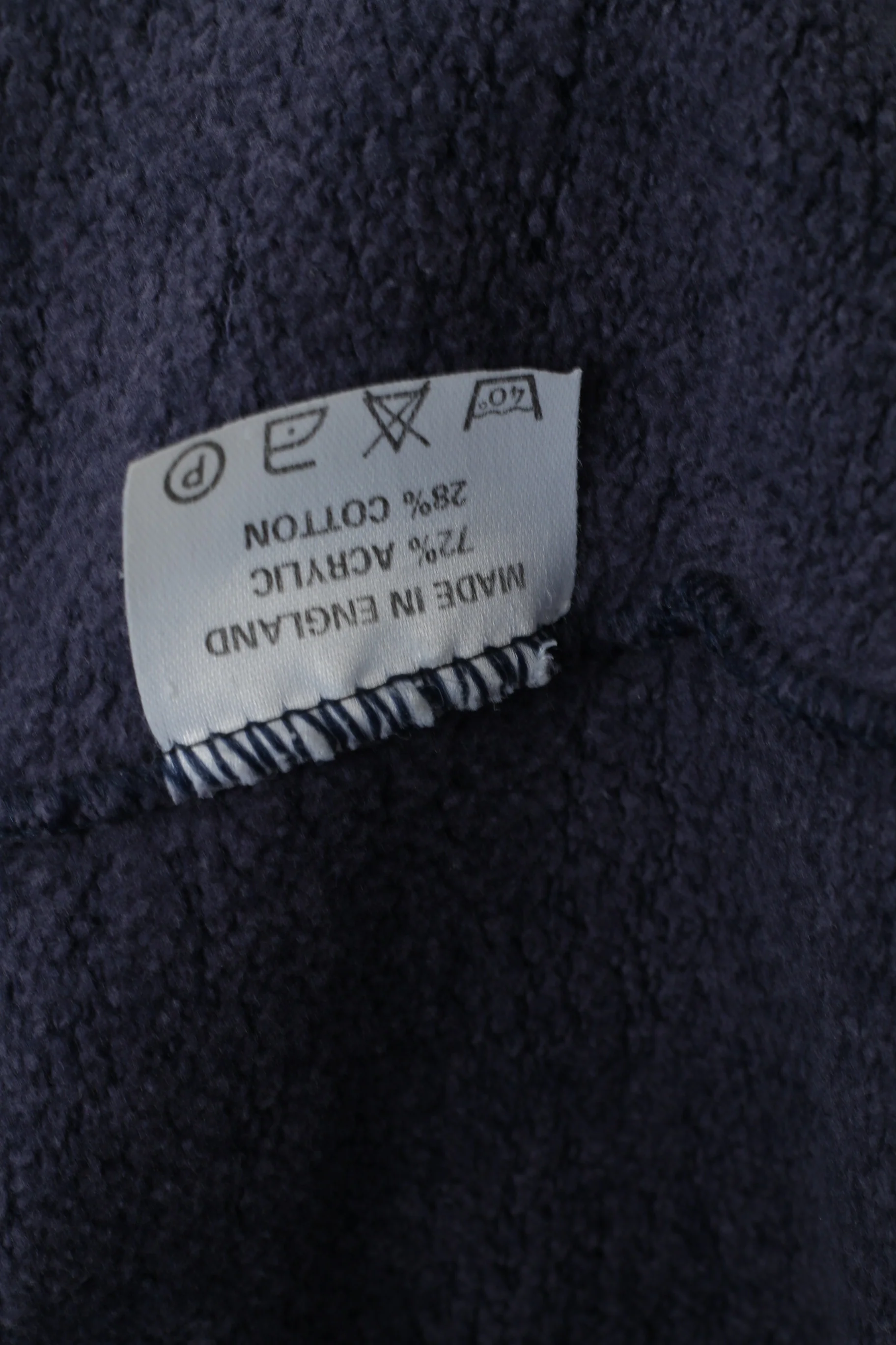 Greenwoods Active Men M Jumper Navy Acrylic Emroidered Crew Neck Sailing Sweater - Image 5