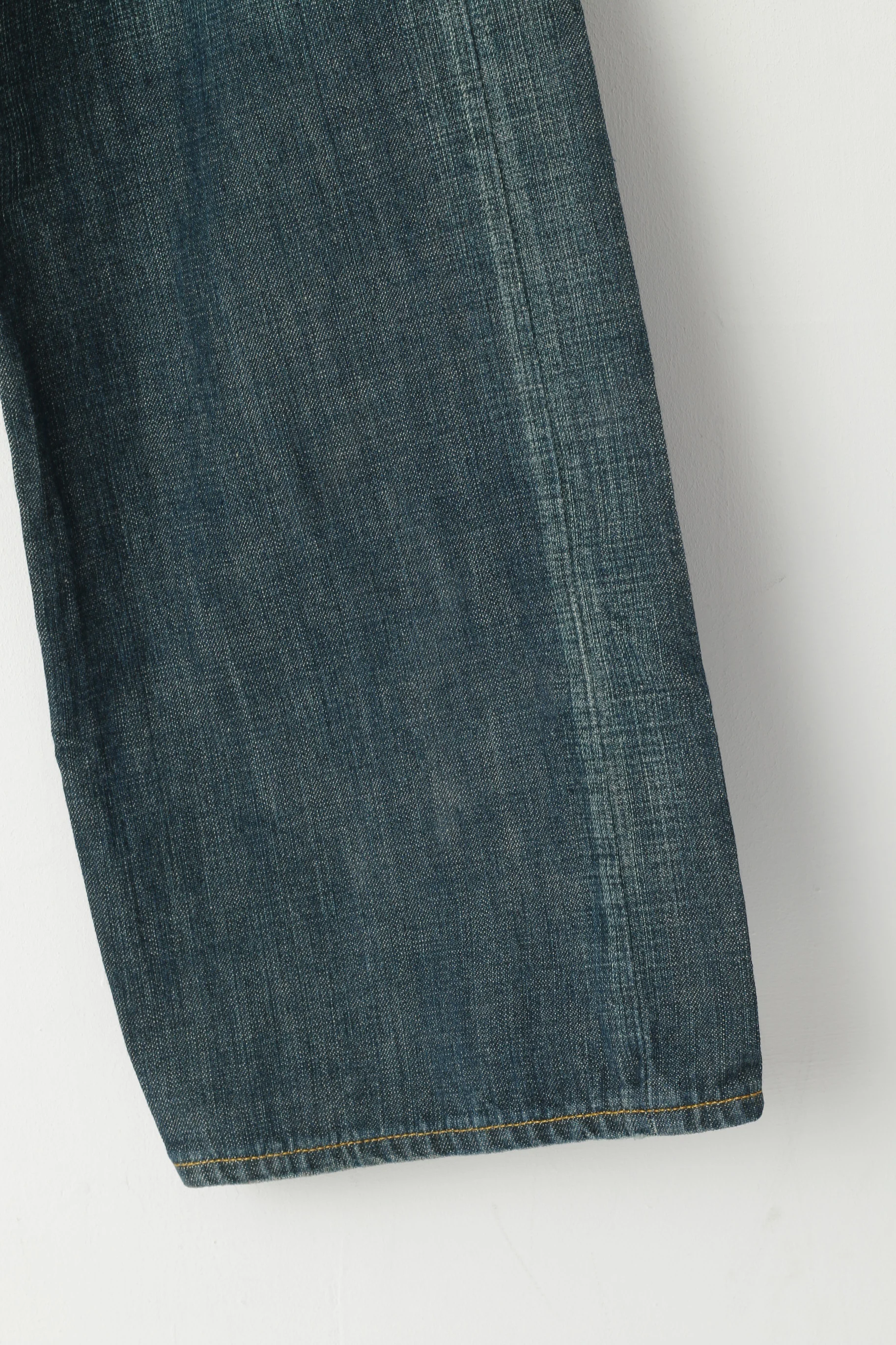 G-STAR RAW Men W 31 L 36 Jeans Trousers Cotton Green Blue Straight Denim Pants - Image 4