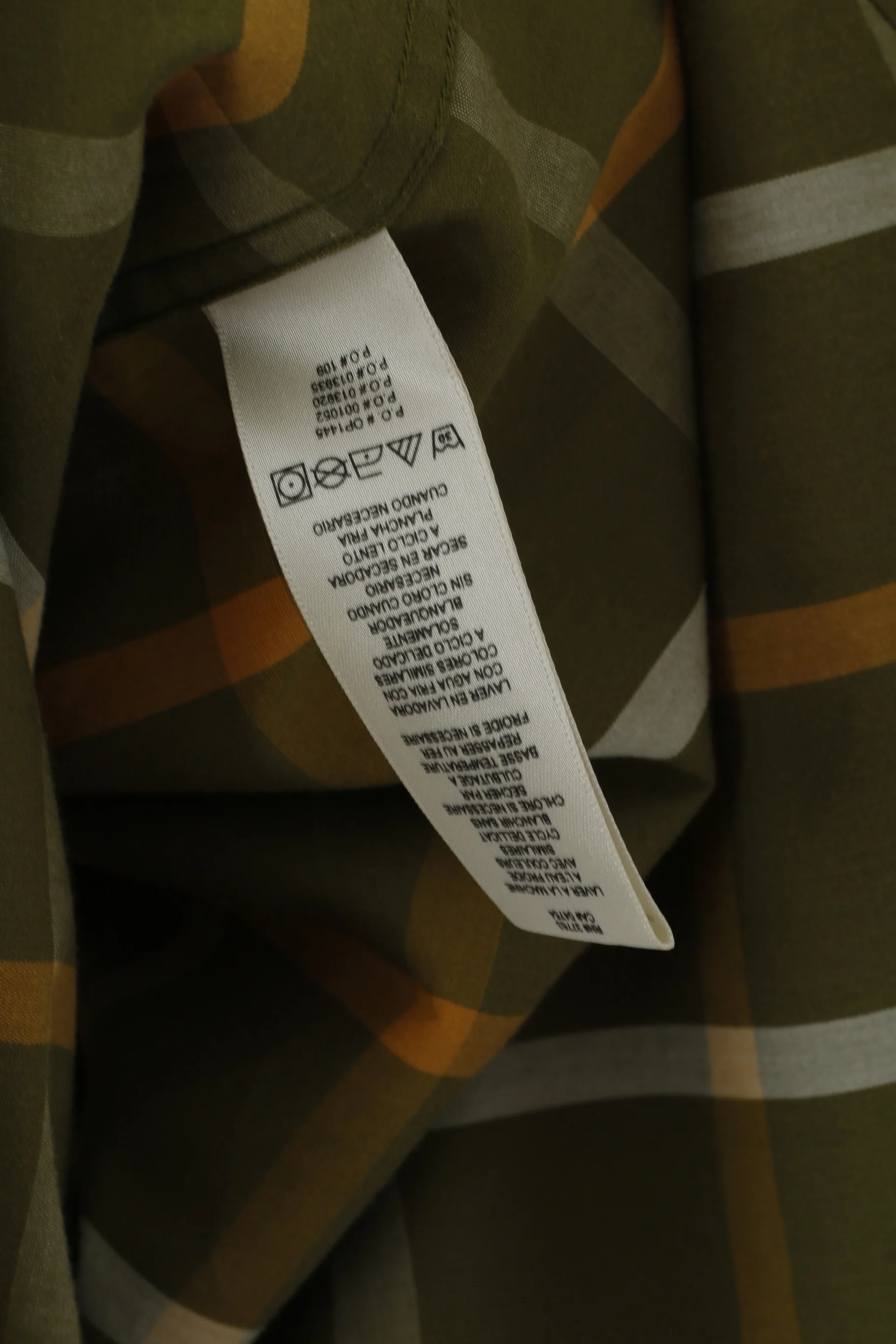 Original Penguin Men  XL Casual Shirt Green Check Cotton Classic Fit Short Sleeve Top - Image 4