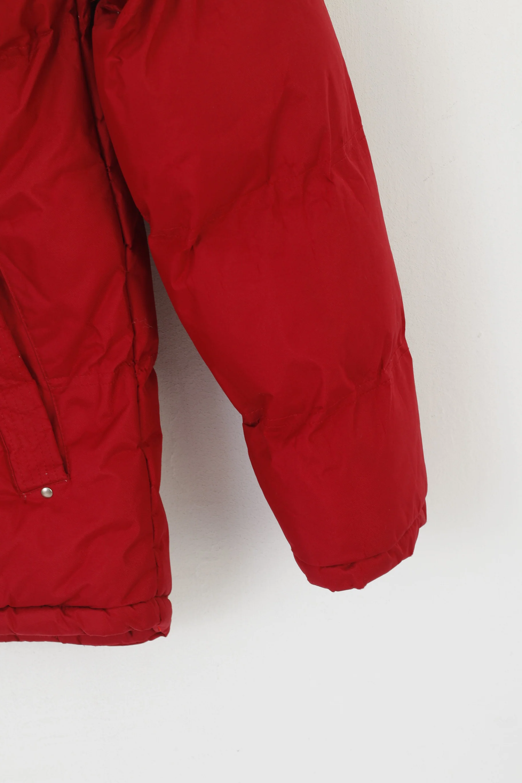 Sndsl Atlanta Youth 176 16 Age Jacket Maroon Padded Basebal Major Leahue Top - Image 3