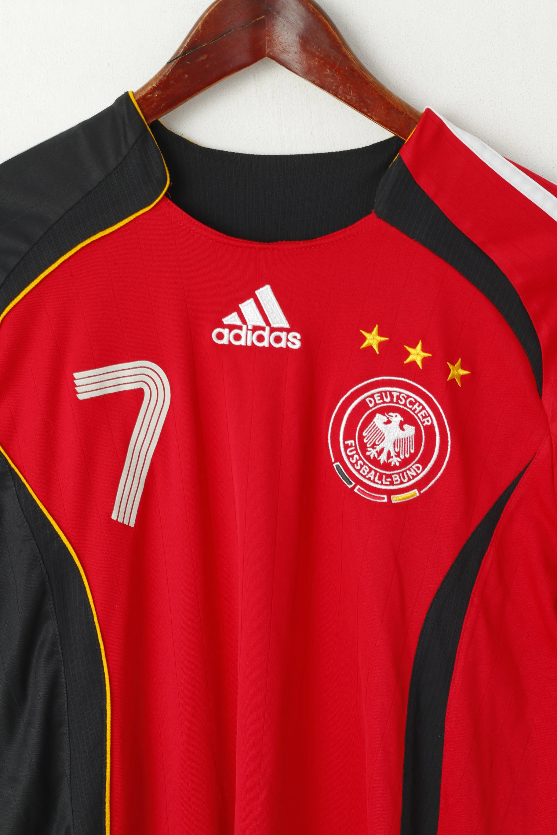 Adidas Men S Shirt Red Deutche Football #7 Schweinsteiger Jersey Vintage Top - Image 2