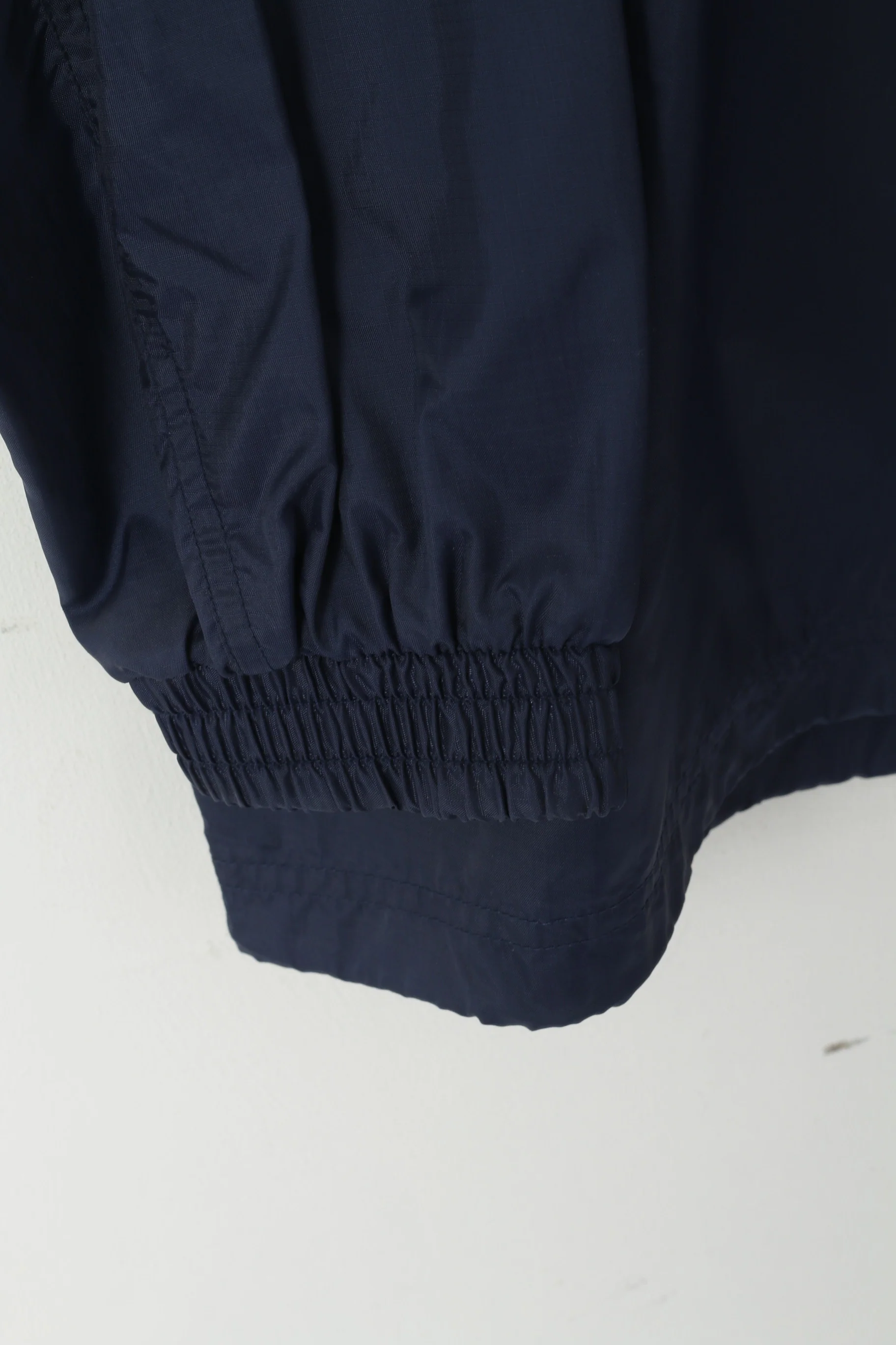 Head Men XL Pullover Jacket Navy Nylon Waterproof Hooded Zip Neck Top - Image 3