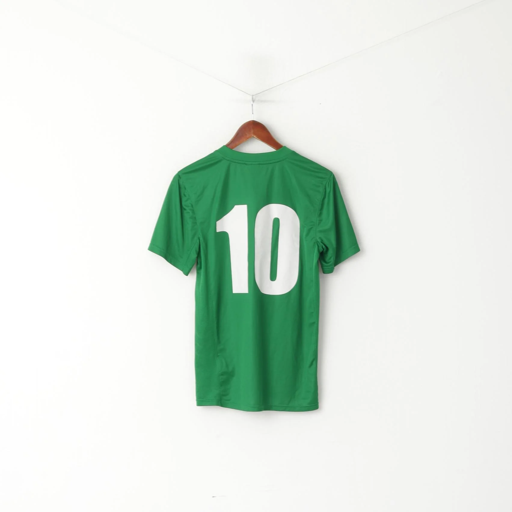 Nike Men S Shirt Green Tus Lerbeck Sport #10 Activewear Jersey Top - Image 5