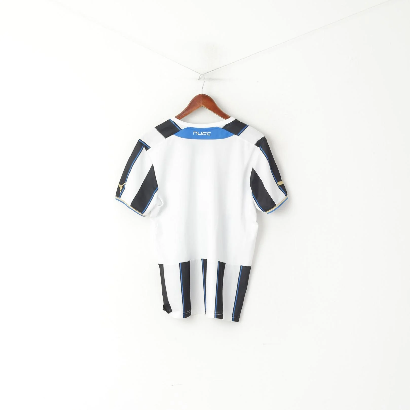 Puma Newcastle United Men S Shirt White Football Club Sportswear Jersey Top - Image 5