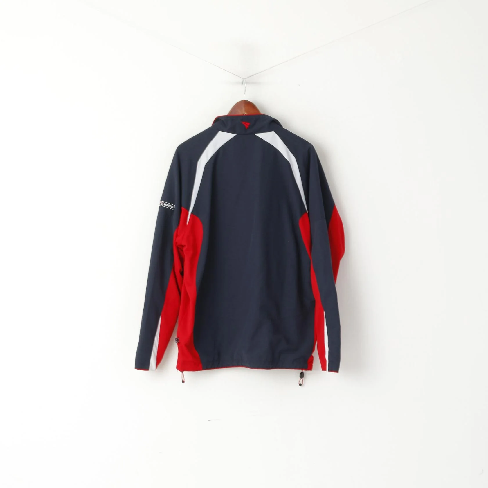 Jako Men XL Jacket Vintage Navy Sportswear Full Zipper One Activewear Track Top - Image 7