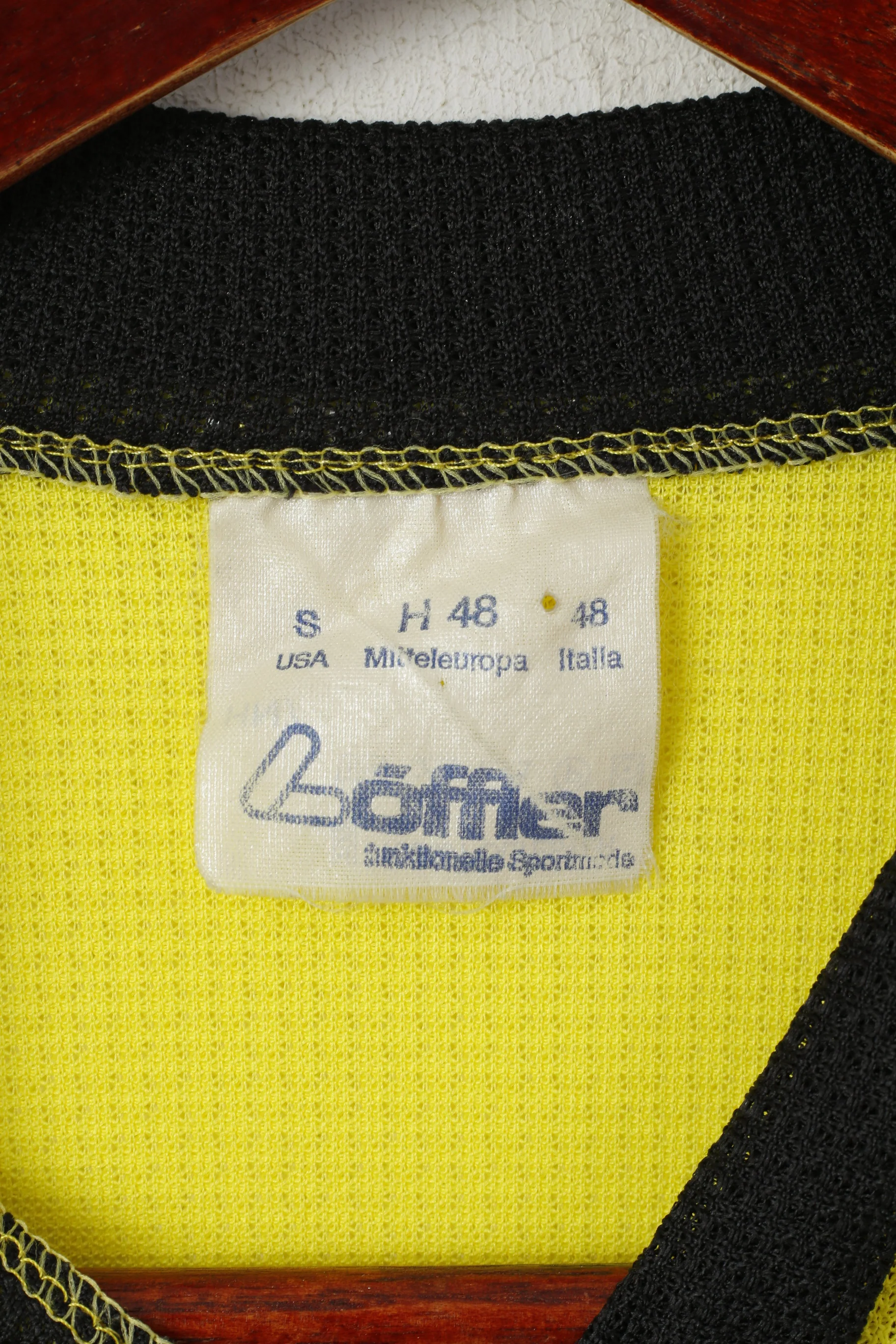 Loffler Men S Cycling Shirt Neon Yellow Sportswear Zip NeckBike System Top - Image 3