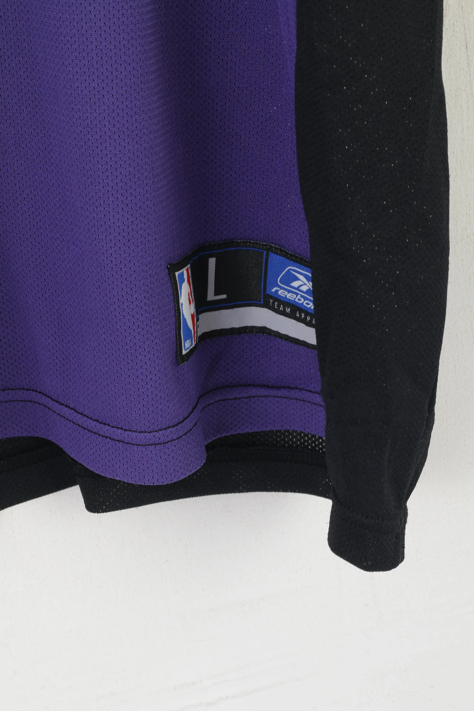 Reebok Men L Shirt Purple Toronto Raptors NBA Jersey #24 Peterson Vintage Top - Image 3