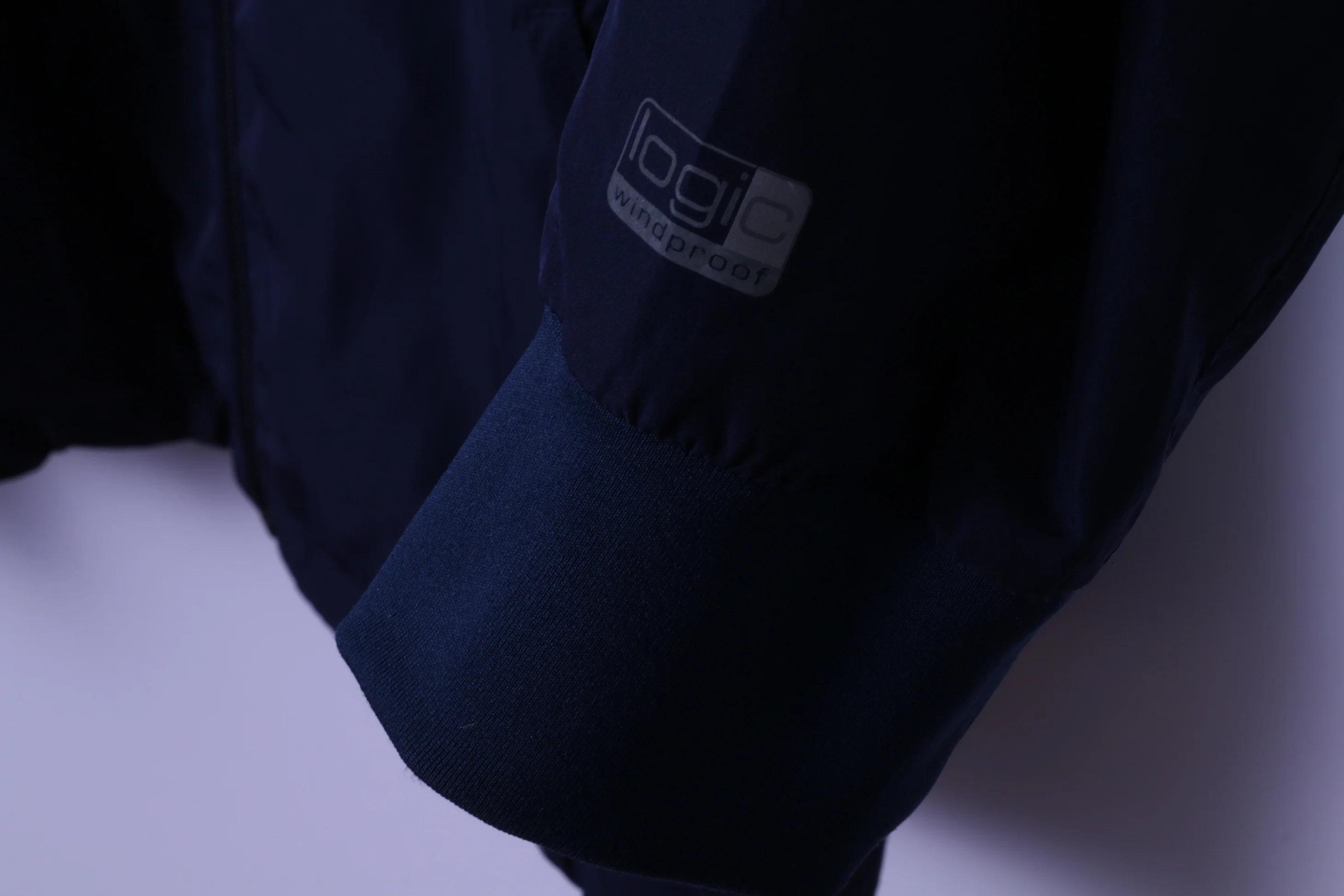 ODLO Mens XXL Jacket Navy Lightweight Zip Up Active Sportswear Windproof Top - Image 5