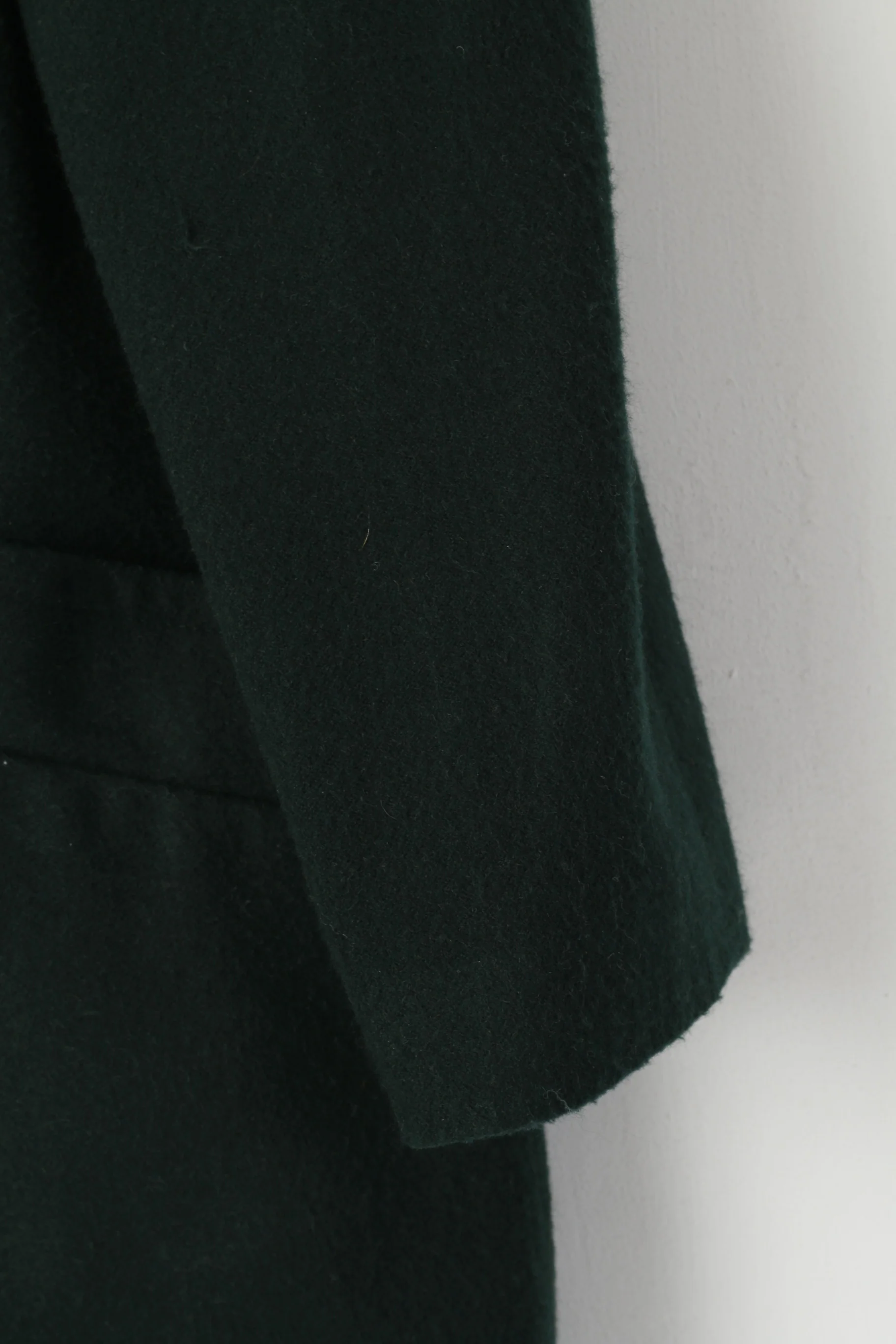 Astraka Women 16 XL Coat Green Wool Vintage Double Breasted Classic Jacket - Image 3