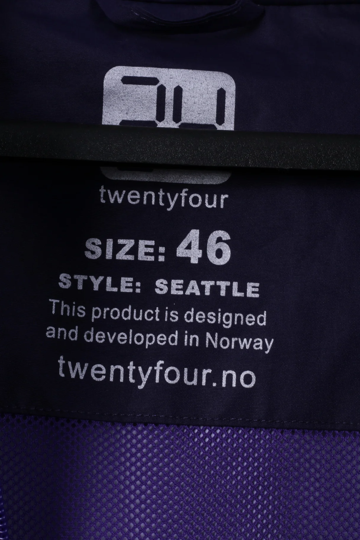 Twentyfour Women 46 XXL Jacket Purple Seatlle Hooded Outdoor Zip Up Top - Image 5