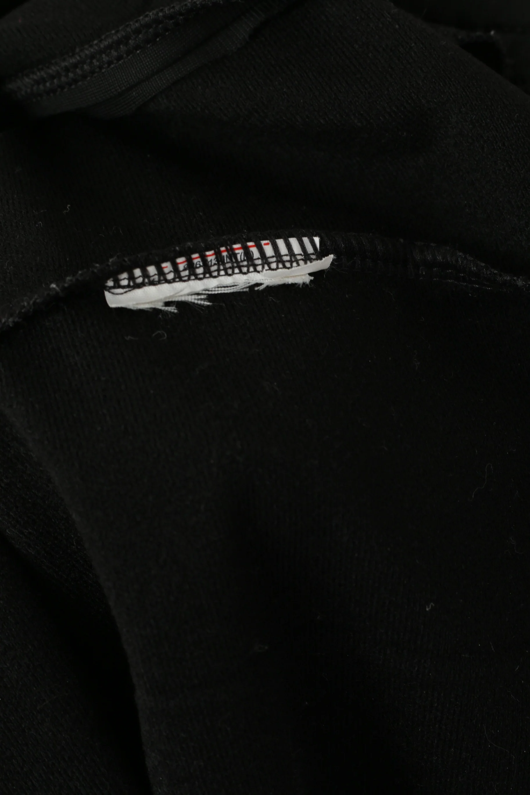 Puma Men XL Sweatshirt Black White Shiny Full Zipper Sport Vintage Track Top - Image 4