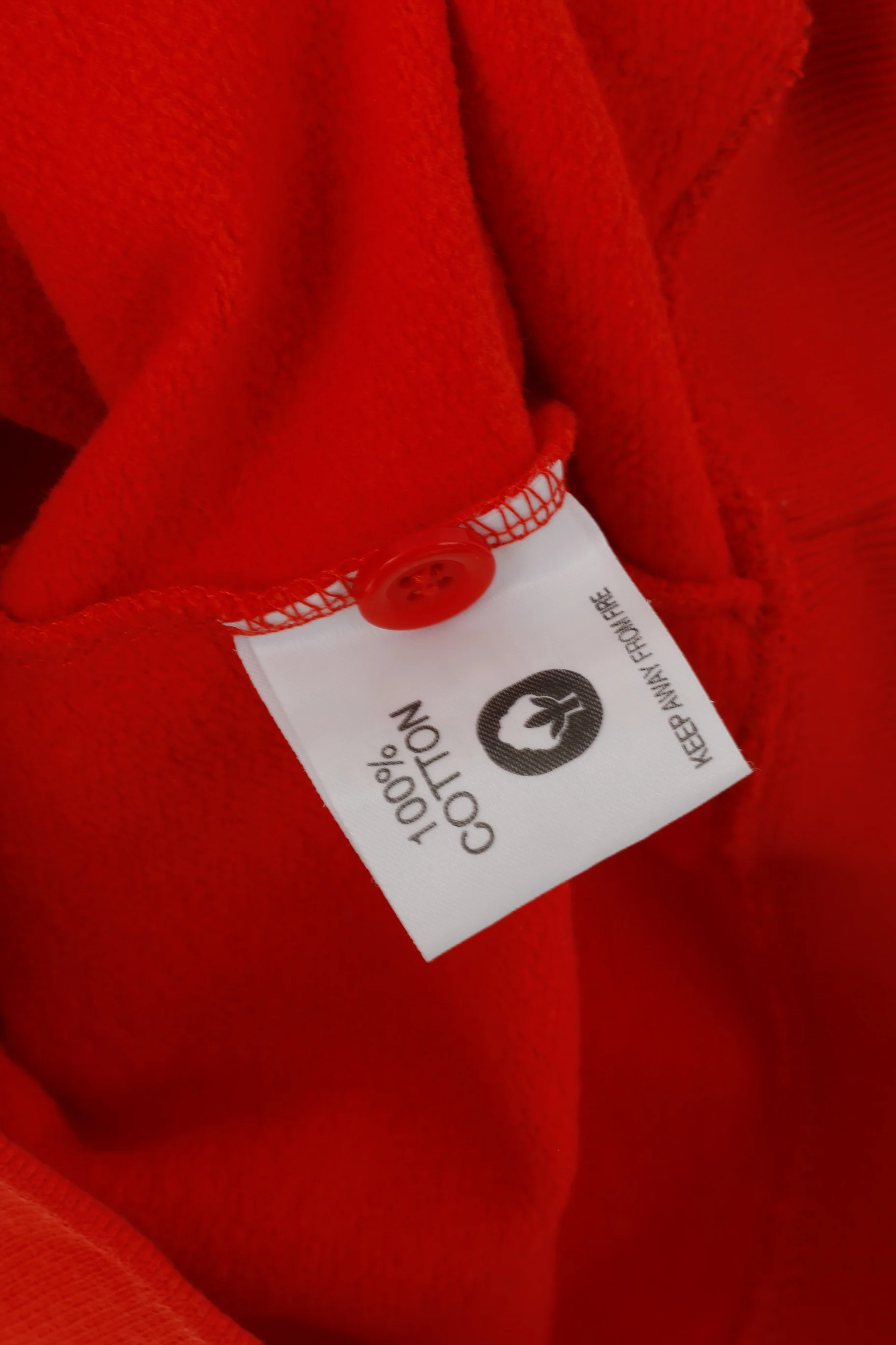 Antartex Weekend Men M Sweatshirt Orange Cotton Collared Casual Jumper Top - Image 5