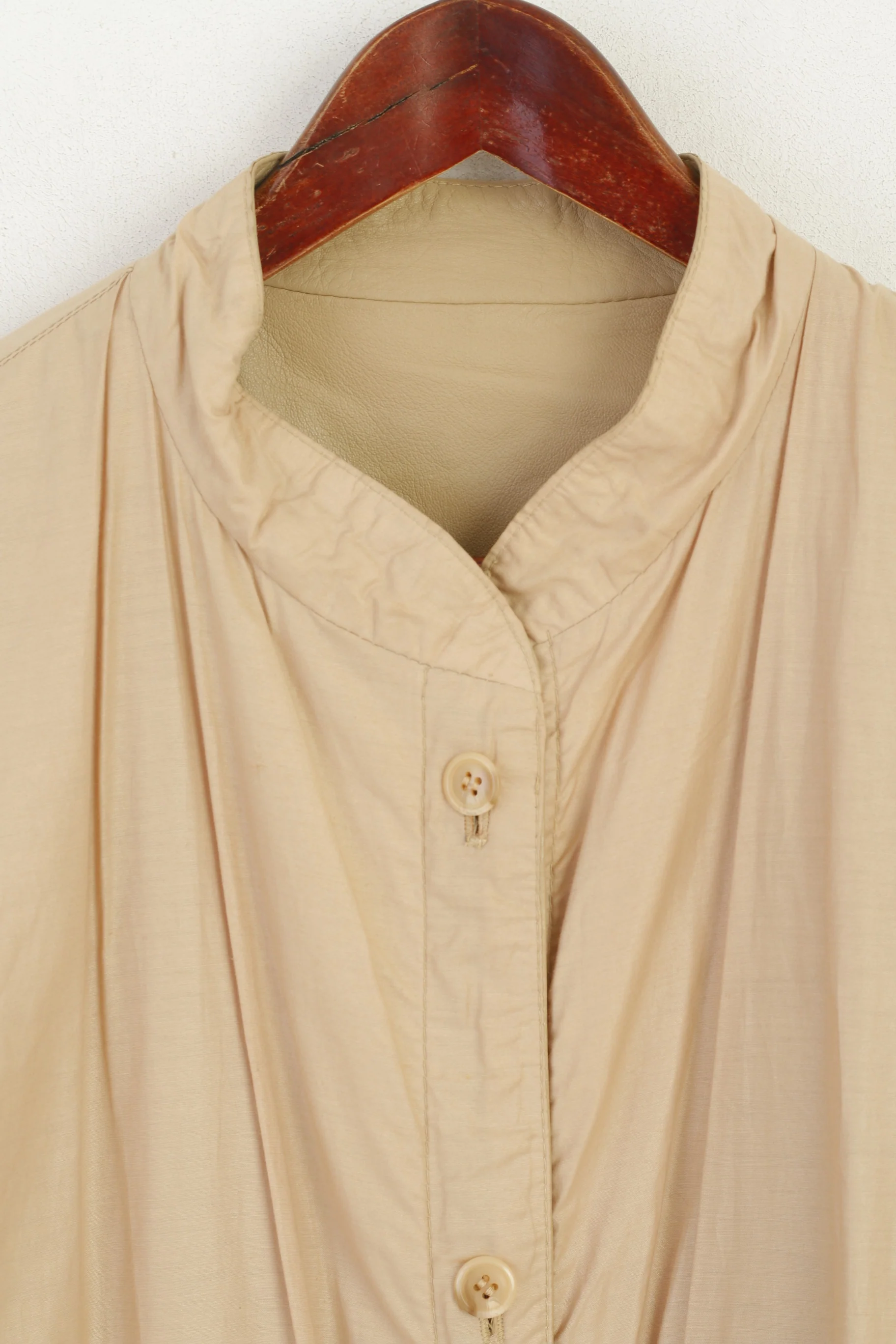 Vintage Men 52 M Jacket Beige Double Sided Harrington Classic Soft Top - Image 8
