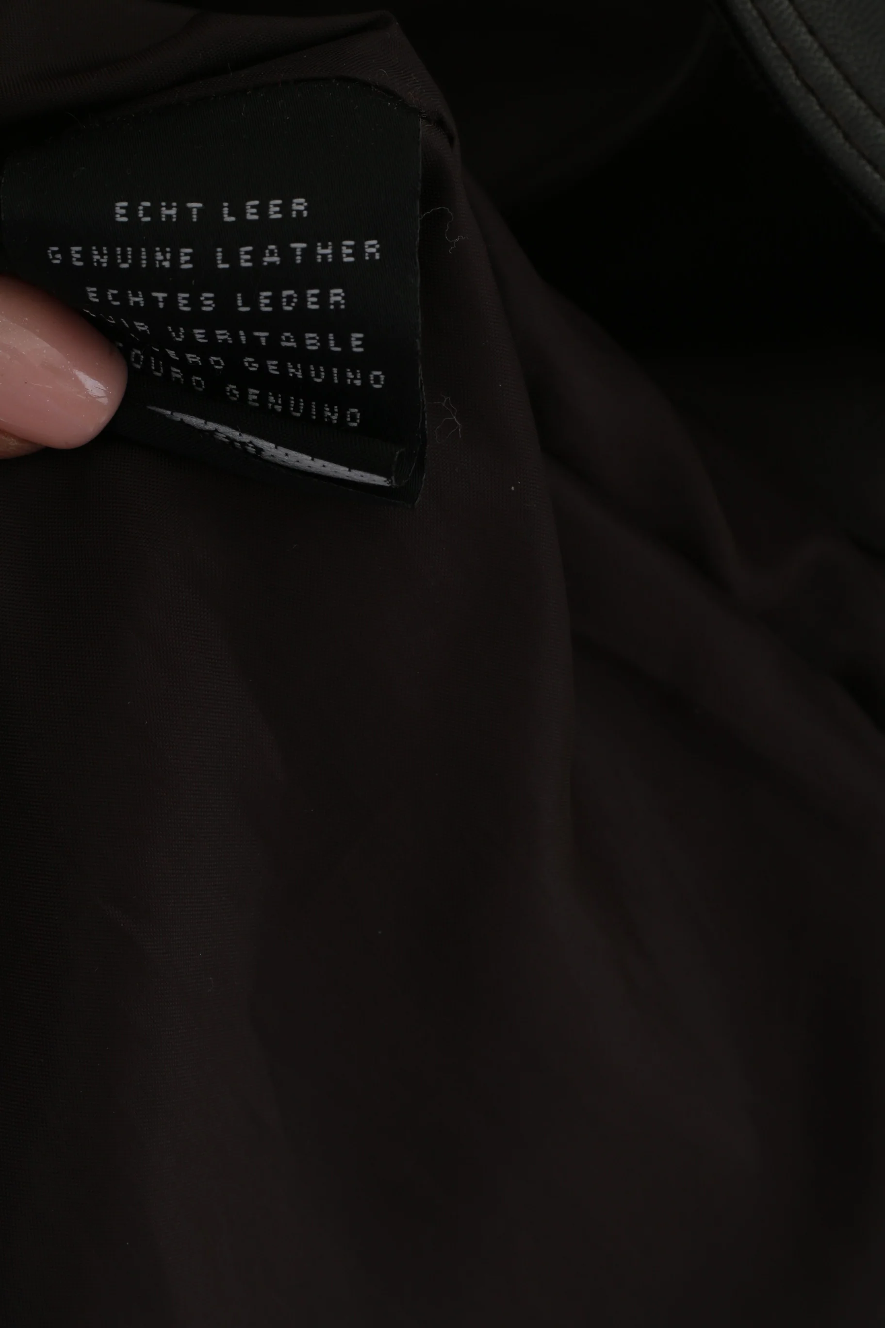 Arma Women 36 8 S Jacket Brown Soft Leather Full Zip Retro Belted Biker Coat - Image 6