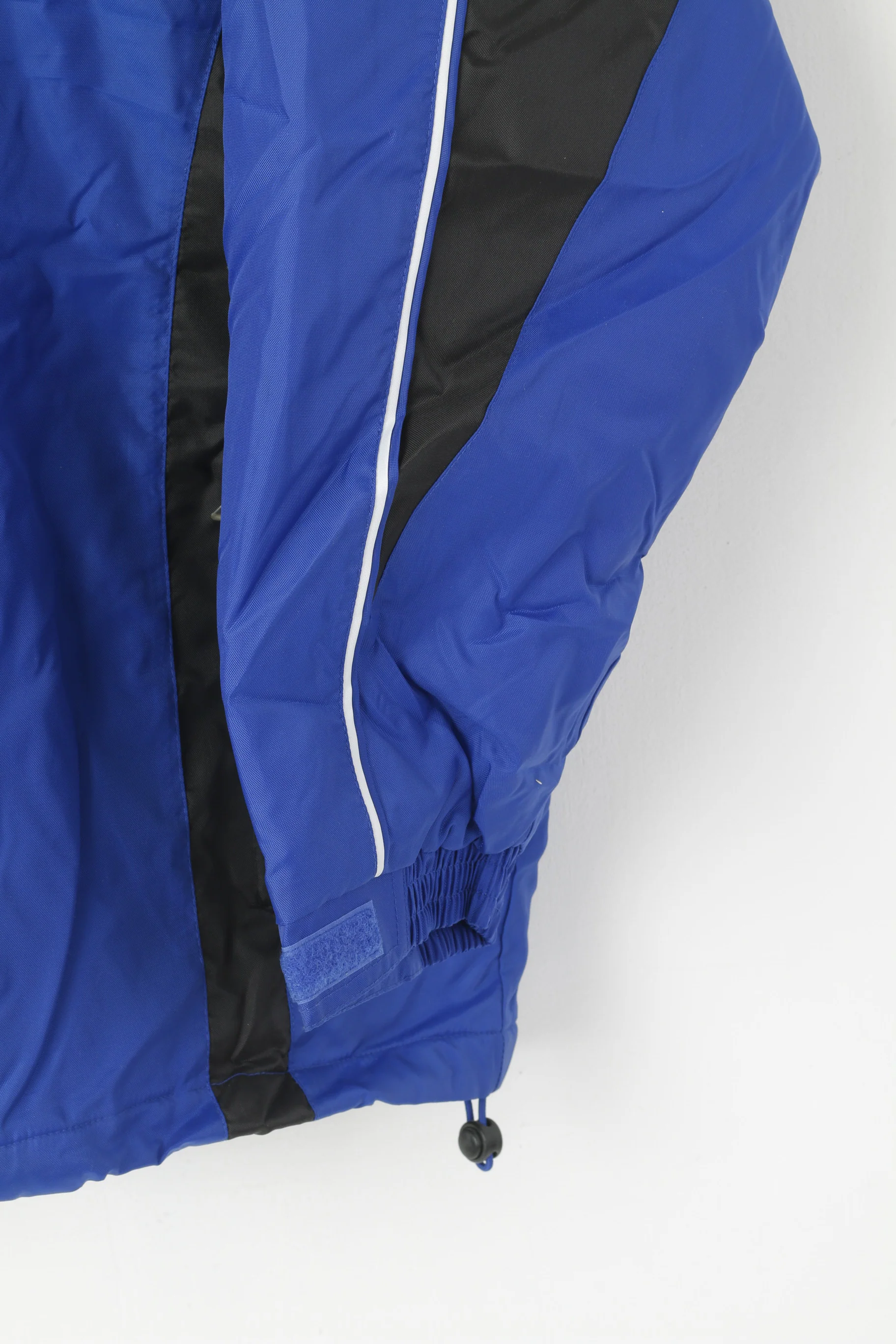 New JAKO Men XL Jacket Blue Sport Padded Sportswear Hooded Team Sport Top - Image 3