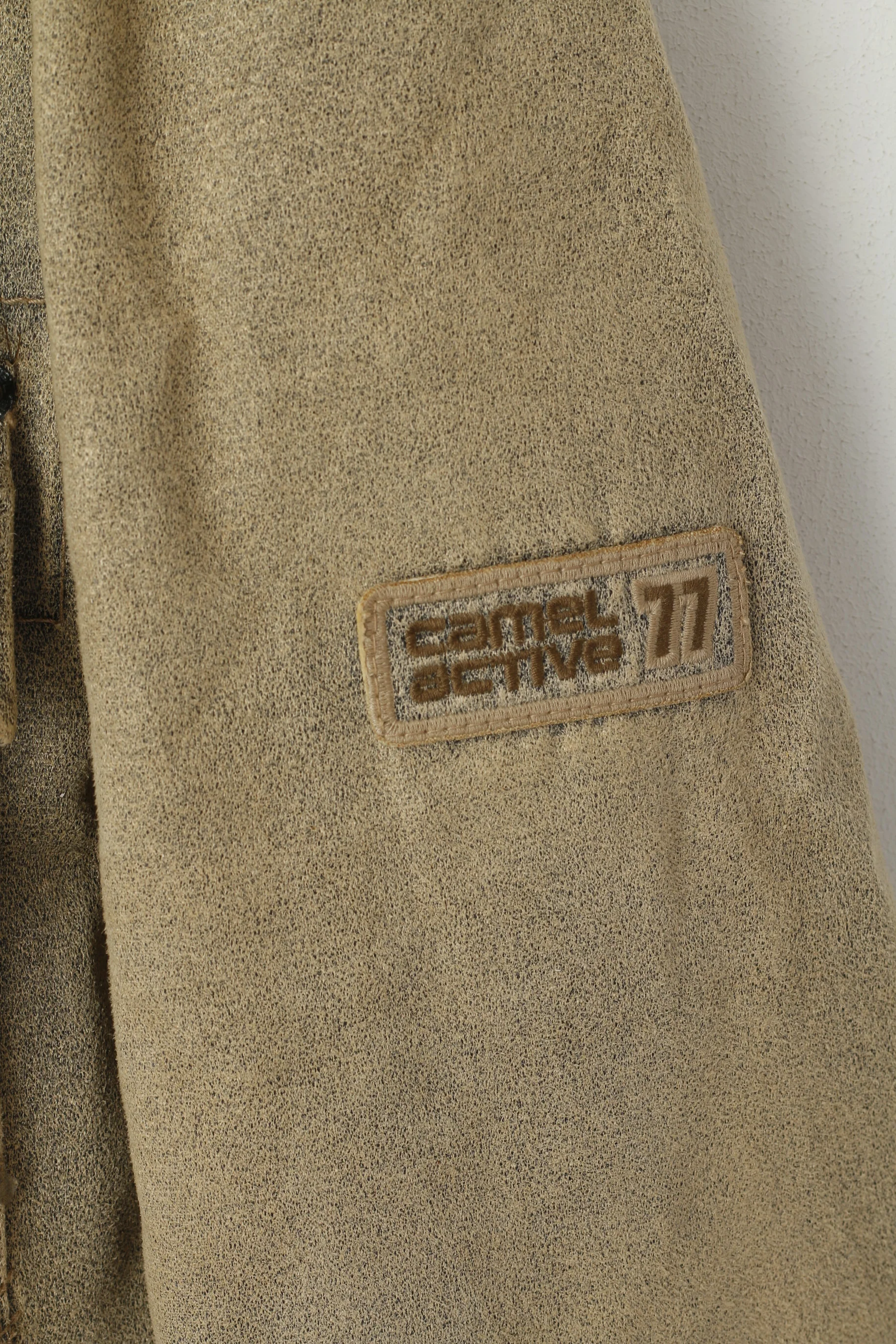 Camel Active Men 102 L Jacket Beige Cotton Full Zipper Pockets Wind Trail Explorer Top - Image 4
