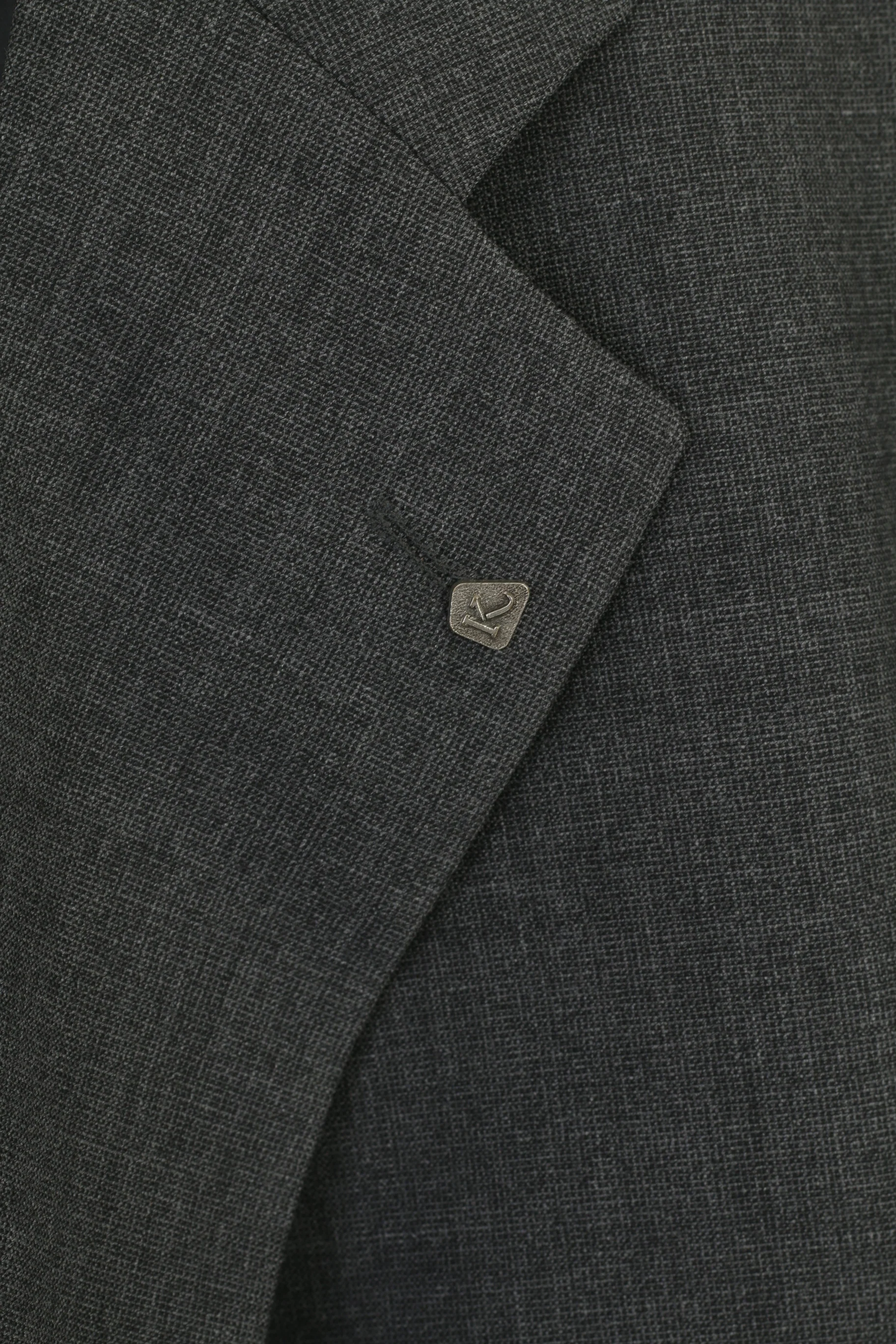 KLOTZ Men 59 XXL Blazer Grey Wool Blend Gutco Germany Single Breasted Jacket - Image 4